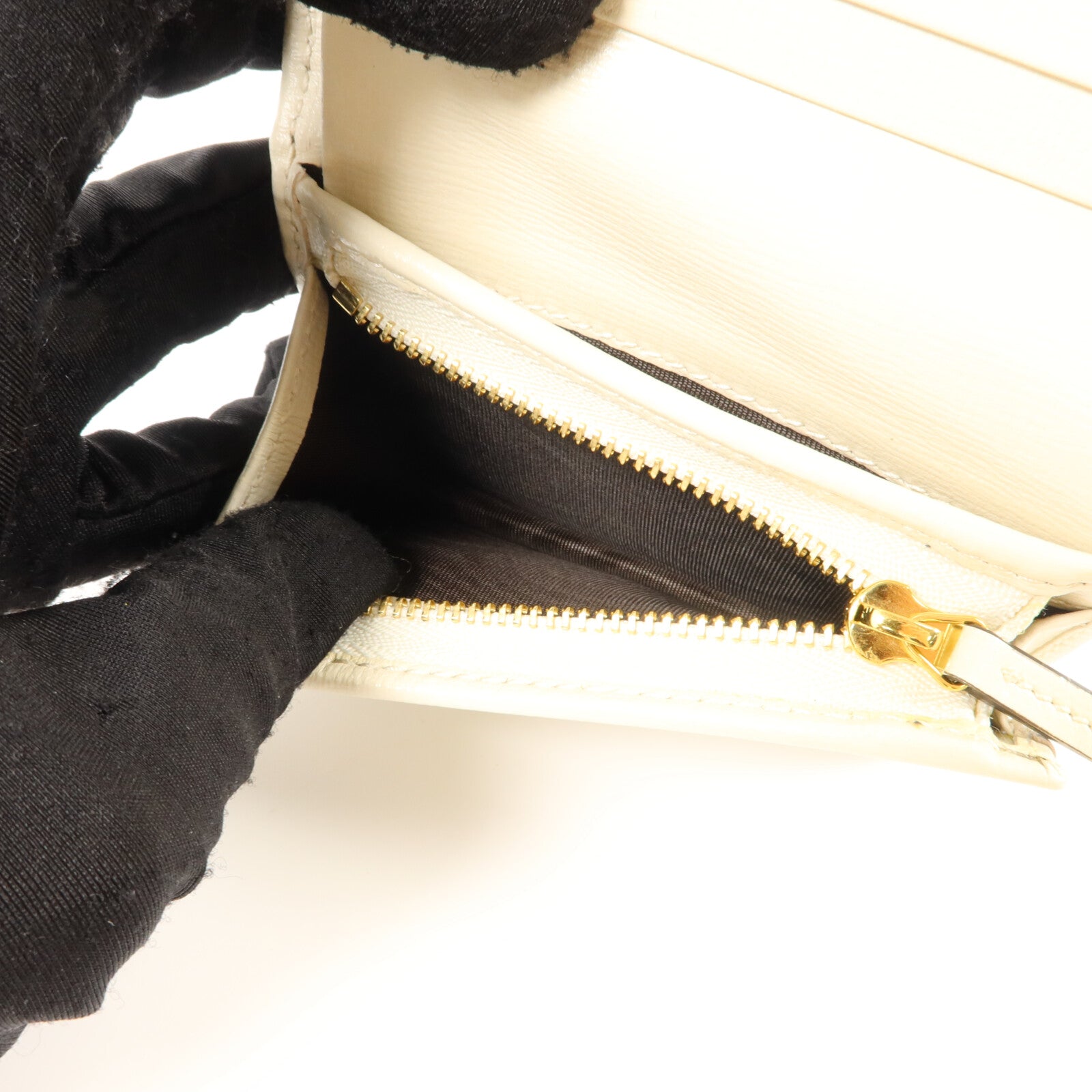 GUCCI 塗層帆布Horsebit 1955 Bifold Wallet錢包