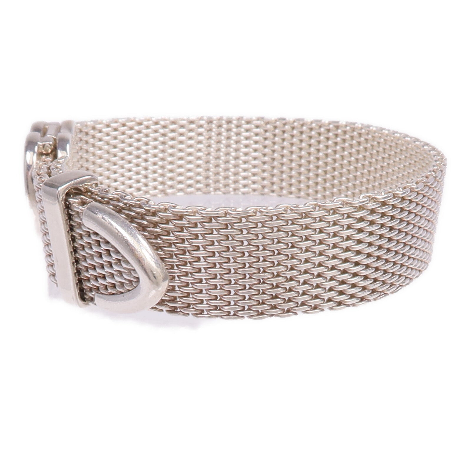 TIFFANY＆CO 925純銀Hearbuckle Mesh Bracelet手鐲
