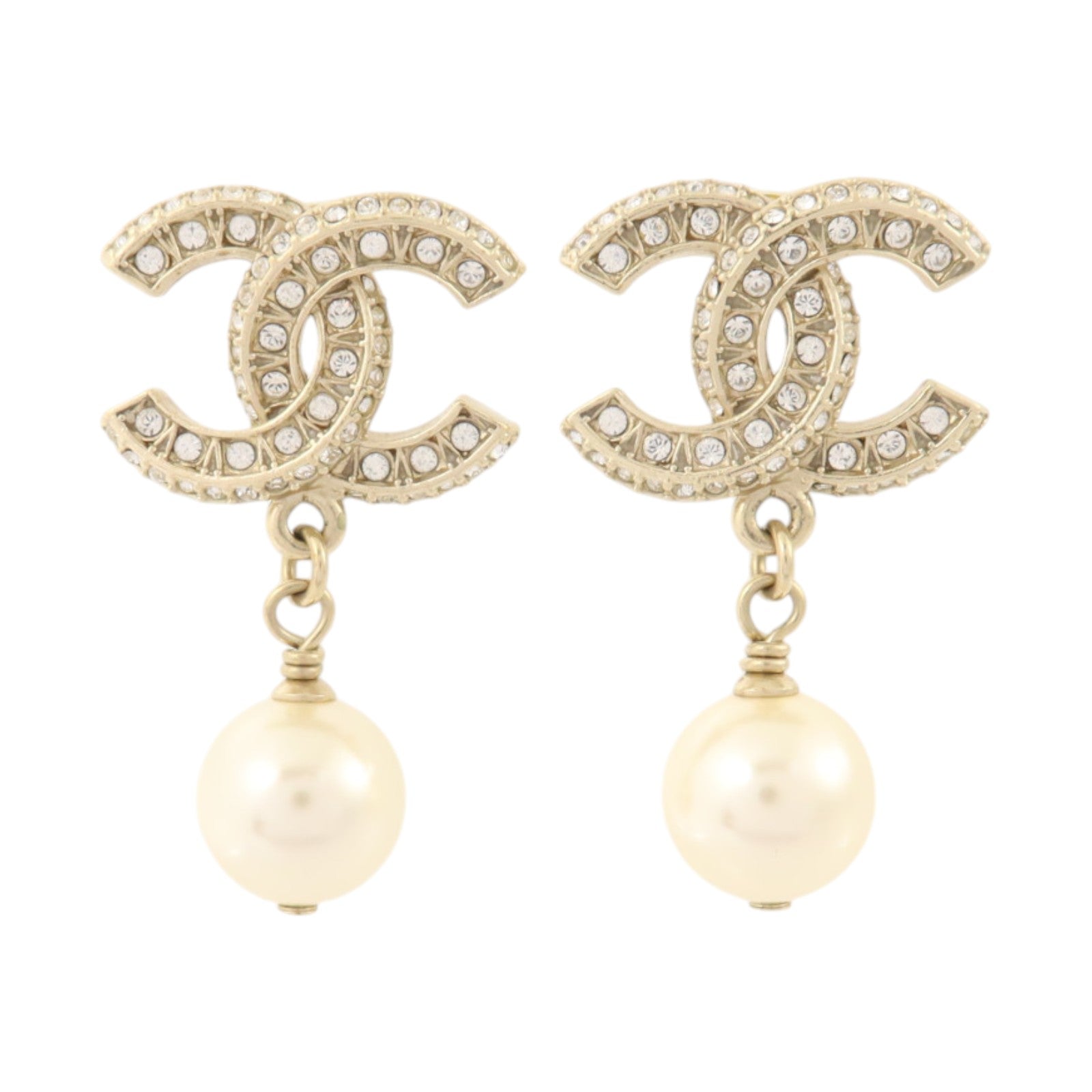 CHANEL 金屬/PVC Earrings耳環