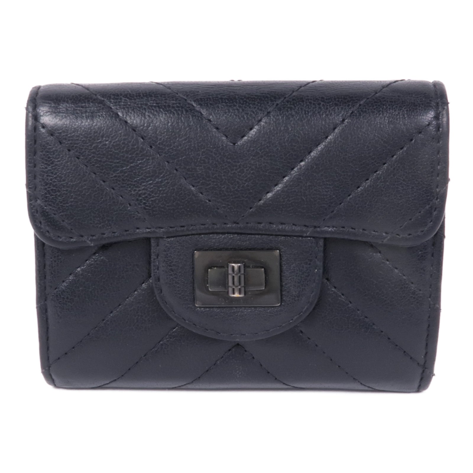 CHANEL 牛皮皮革2.55 Coin Case零錢包