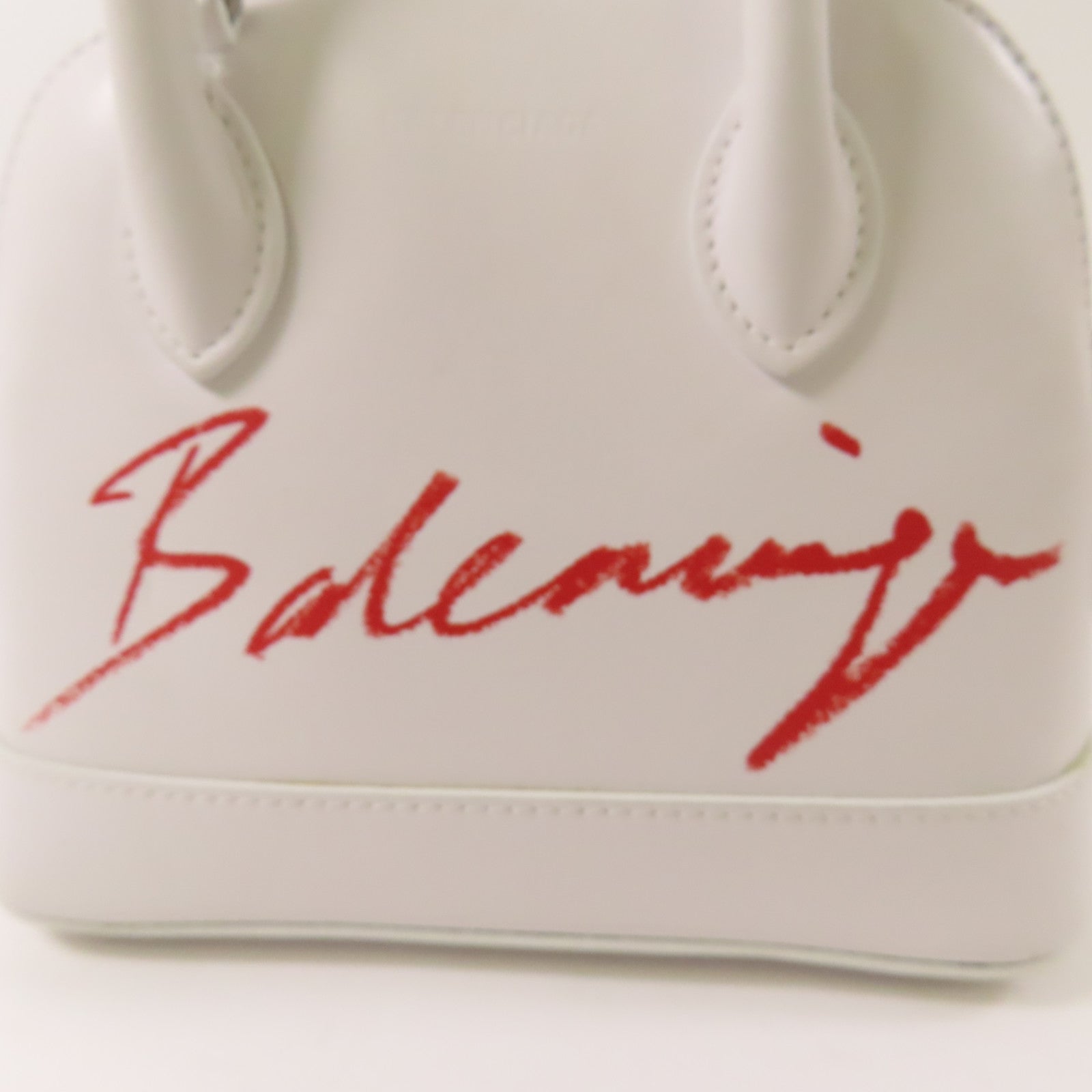BALENCIAGA 牛皮皮革Ville XXS銀扣手挽肩背兩用袋