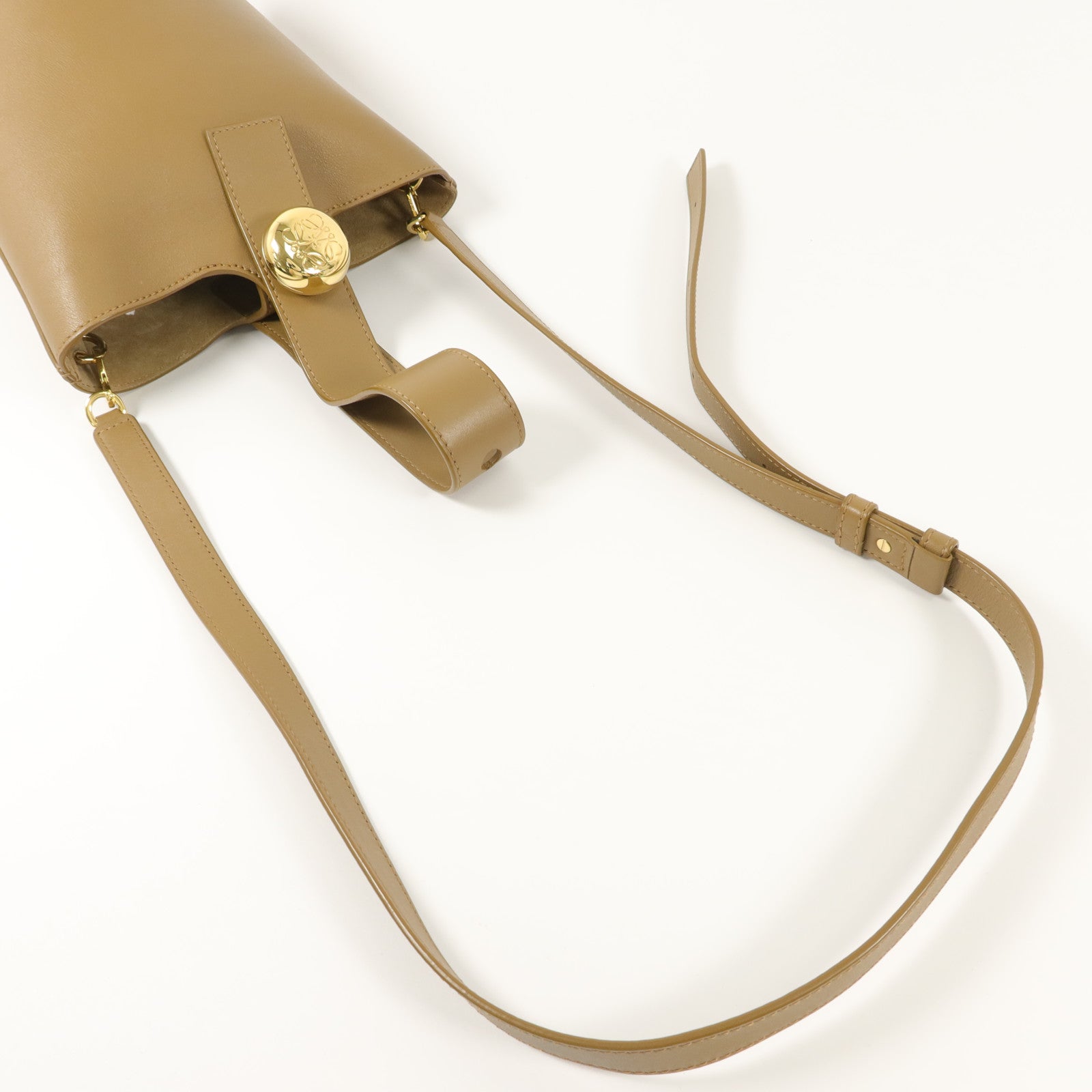 LOEWE 牛皮皮革Pebble Bucket Mini手挽肩背兩用袋
