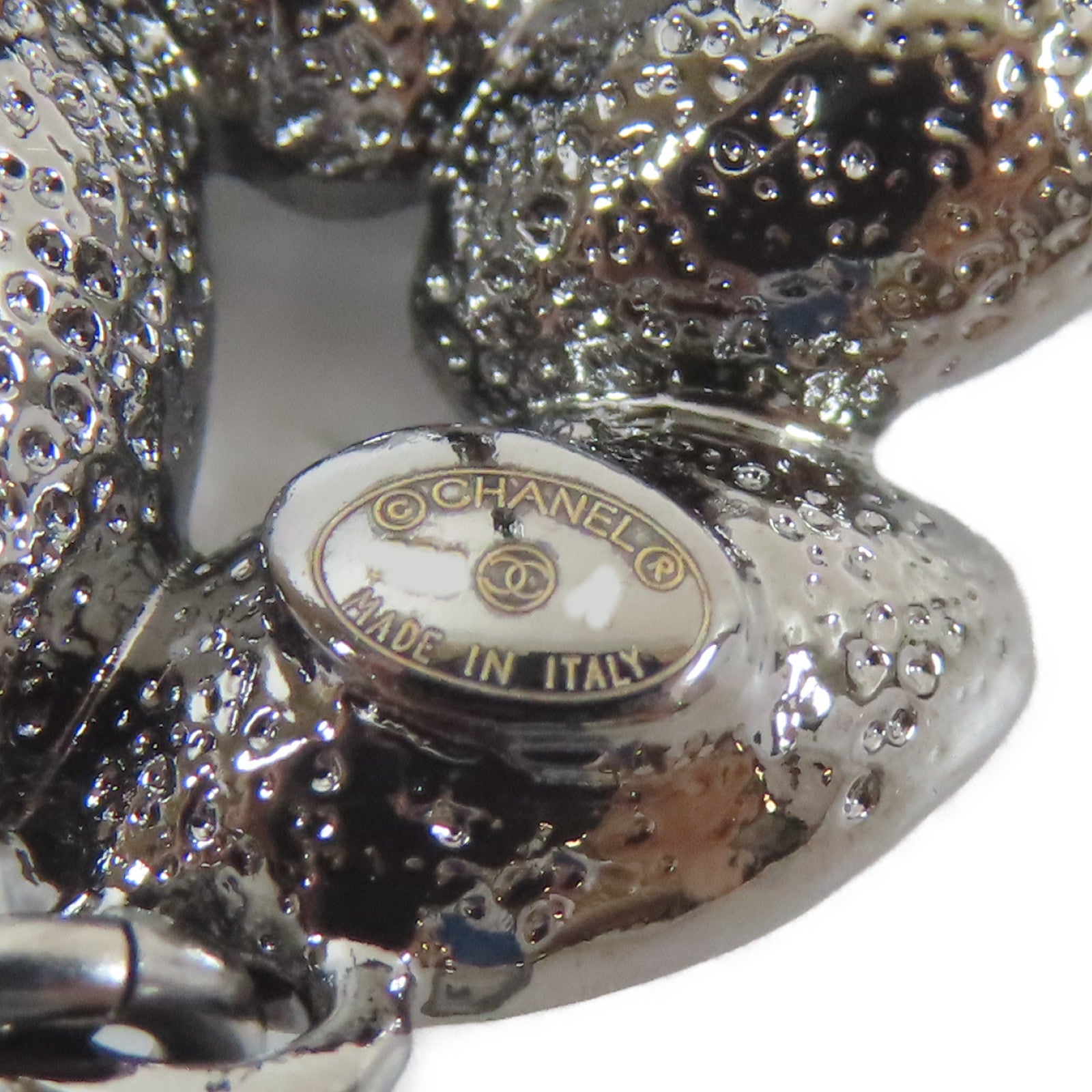 CHANEL 【激減優惠】PVC/金屬Earrings耳環銀色