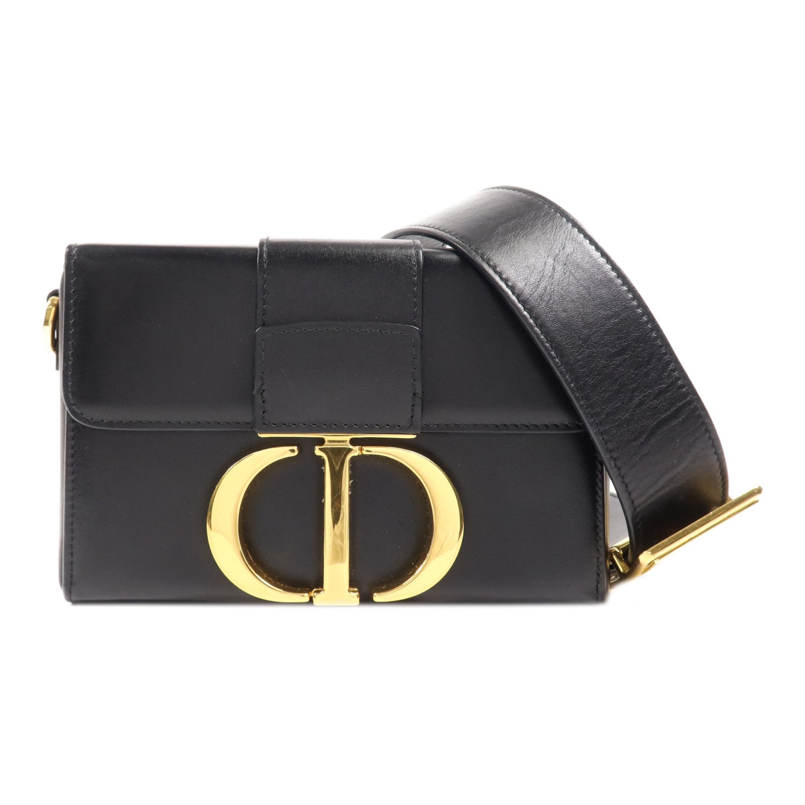 Dior 牛皮皮革30 Montaigne金扣肩背袋