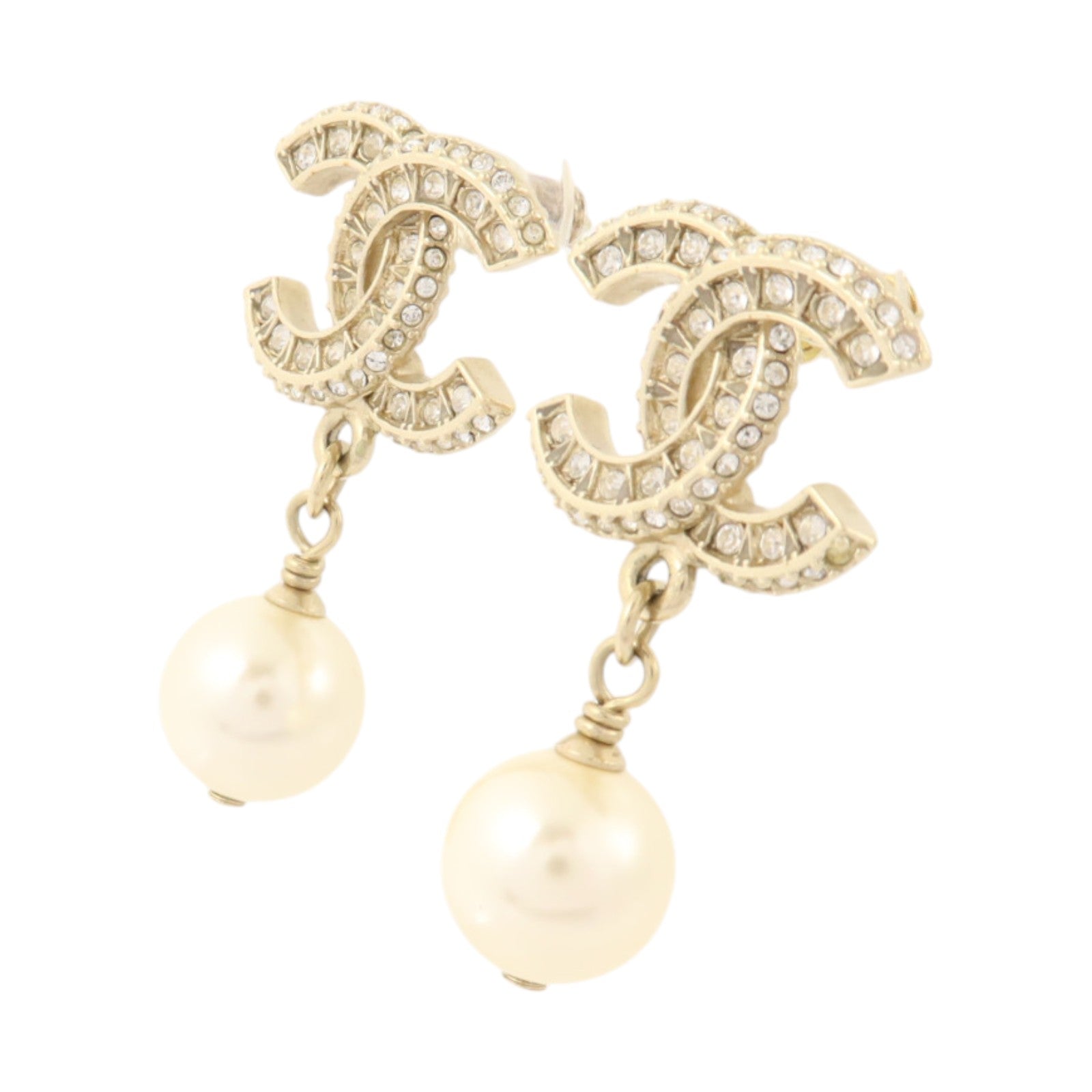 CHANEL 金屬/PVC Earrings耳環
