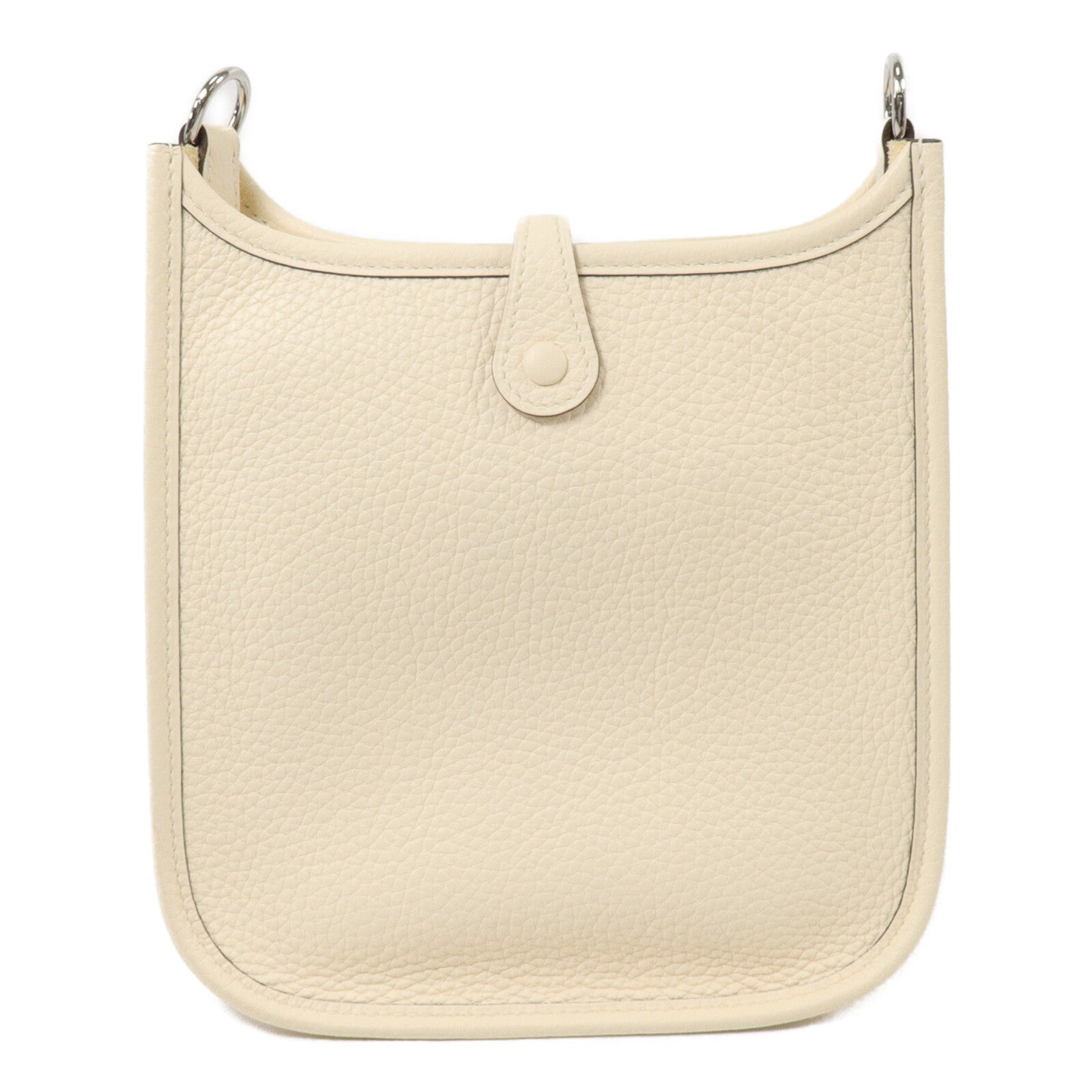 HERMES Clemence皮革Evelyne TPM肩背袋Craie