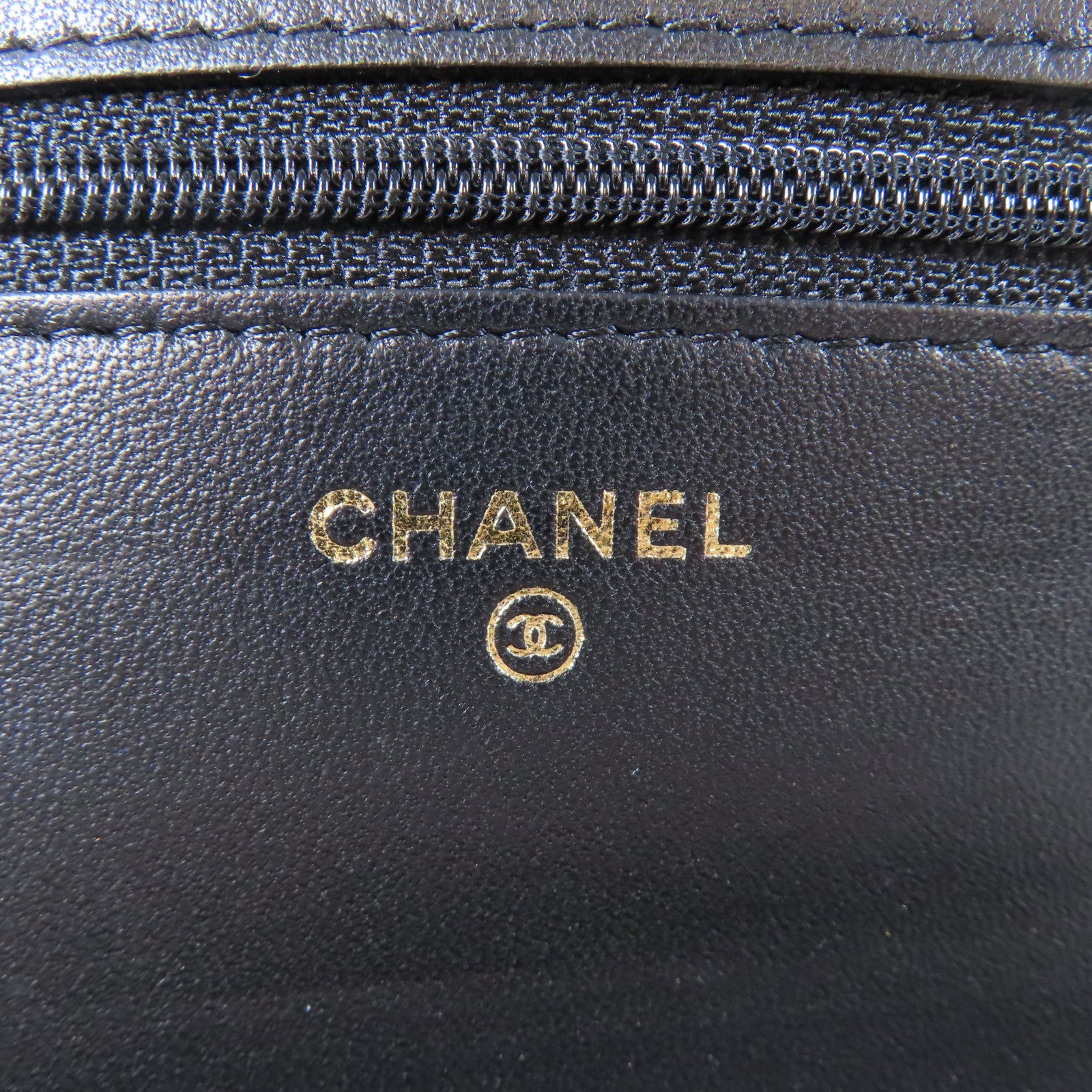 CHANEL 【激減優惠】菱格羊皮皮革WOC Wallet On Chain銀扣鏈帶肩背袋黑色