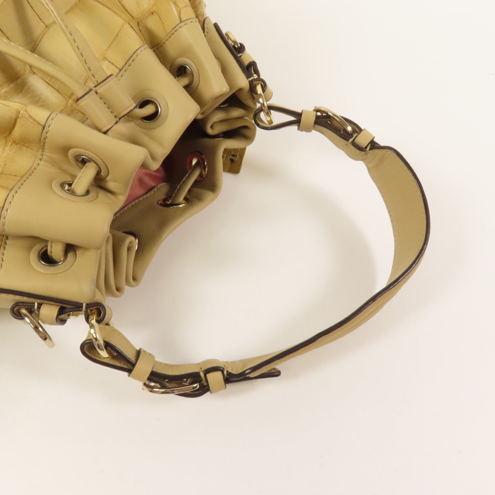 COACH 牛皮皮革2way Shoulder Bag金扣手挽肩背兩用袋