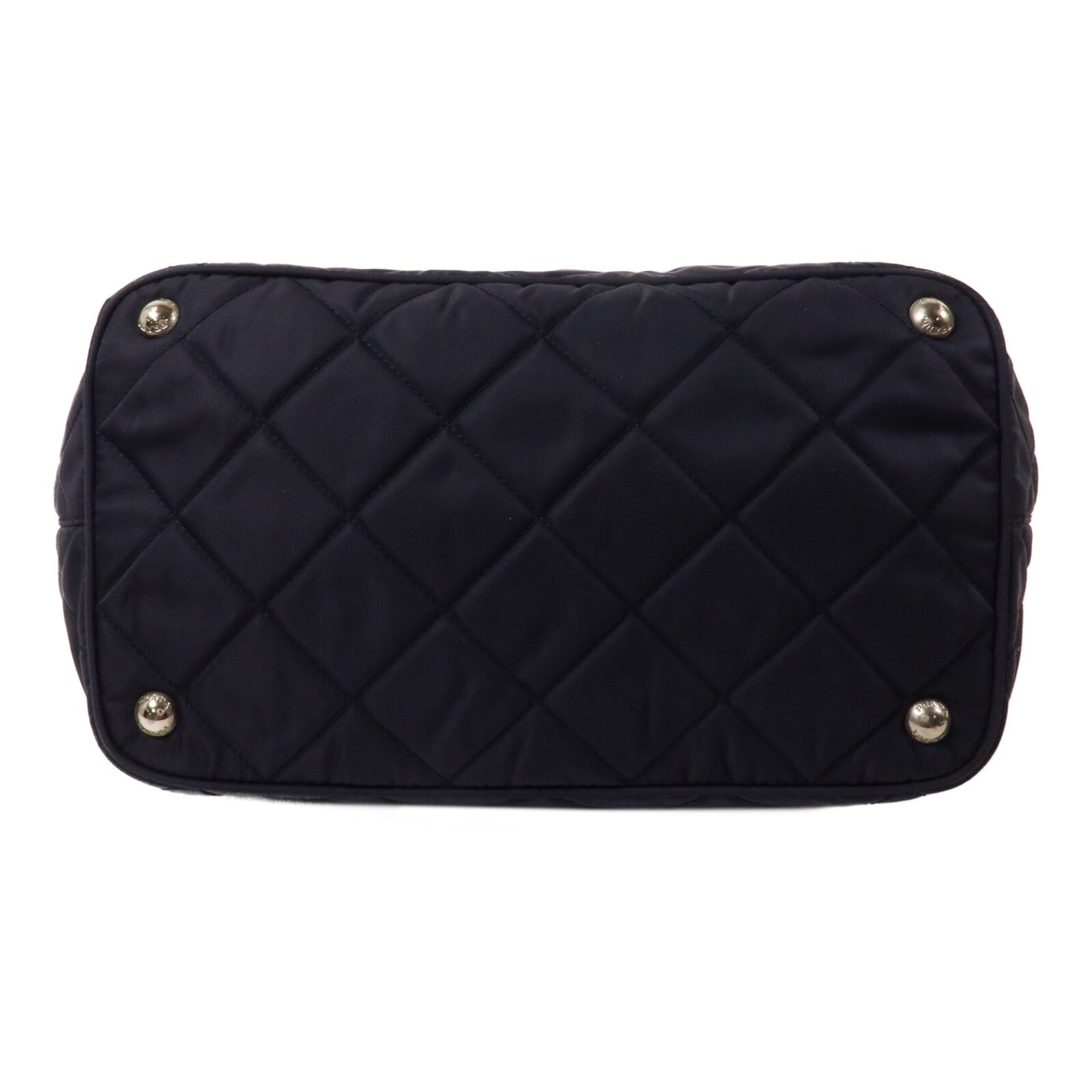 PRADA 尼龍Quilted Chain Shoulder鏈帶手挽肩背兩用袋