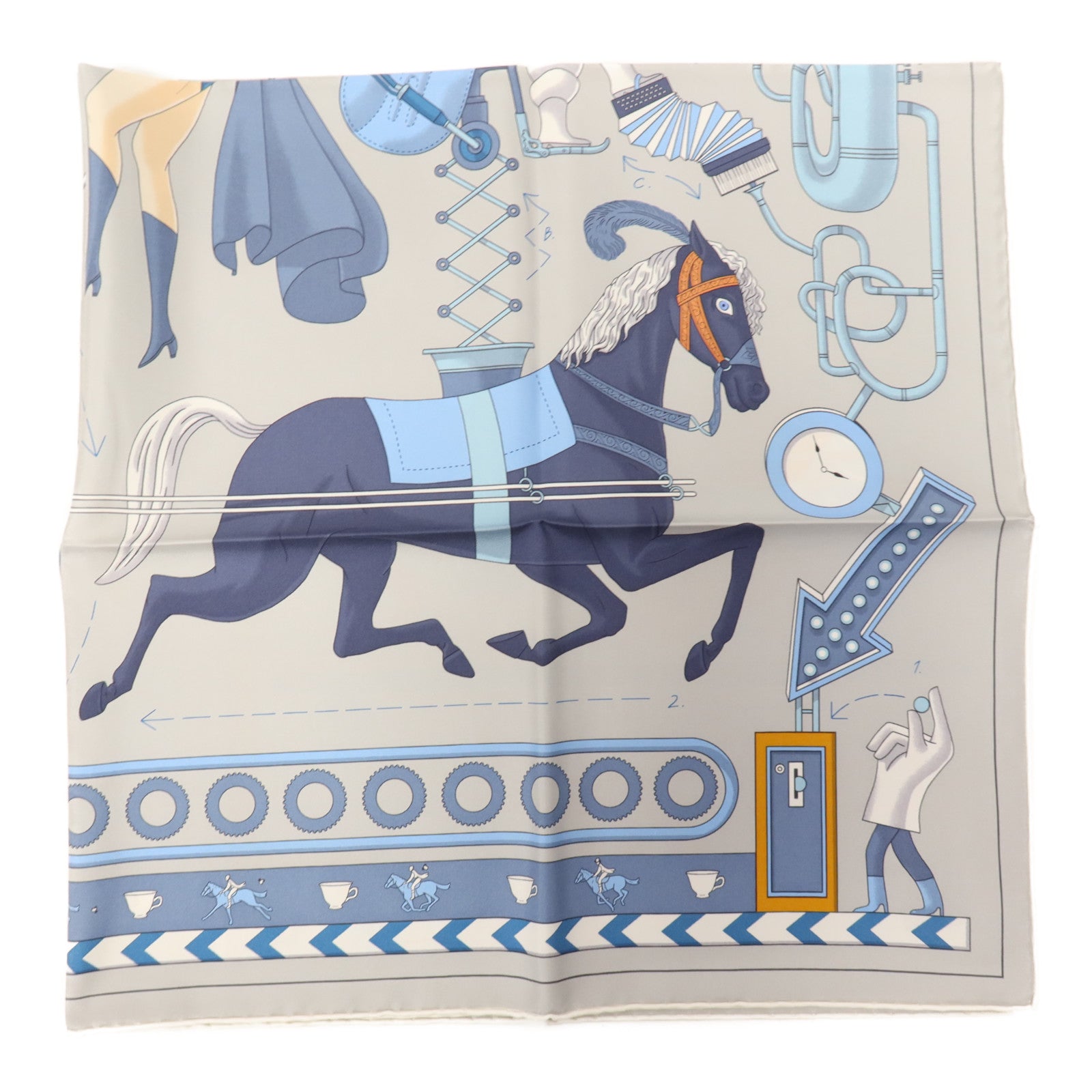 HERMES 絲質Scarf絲巾