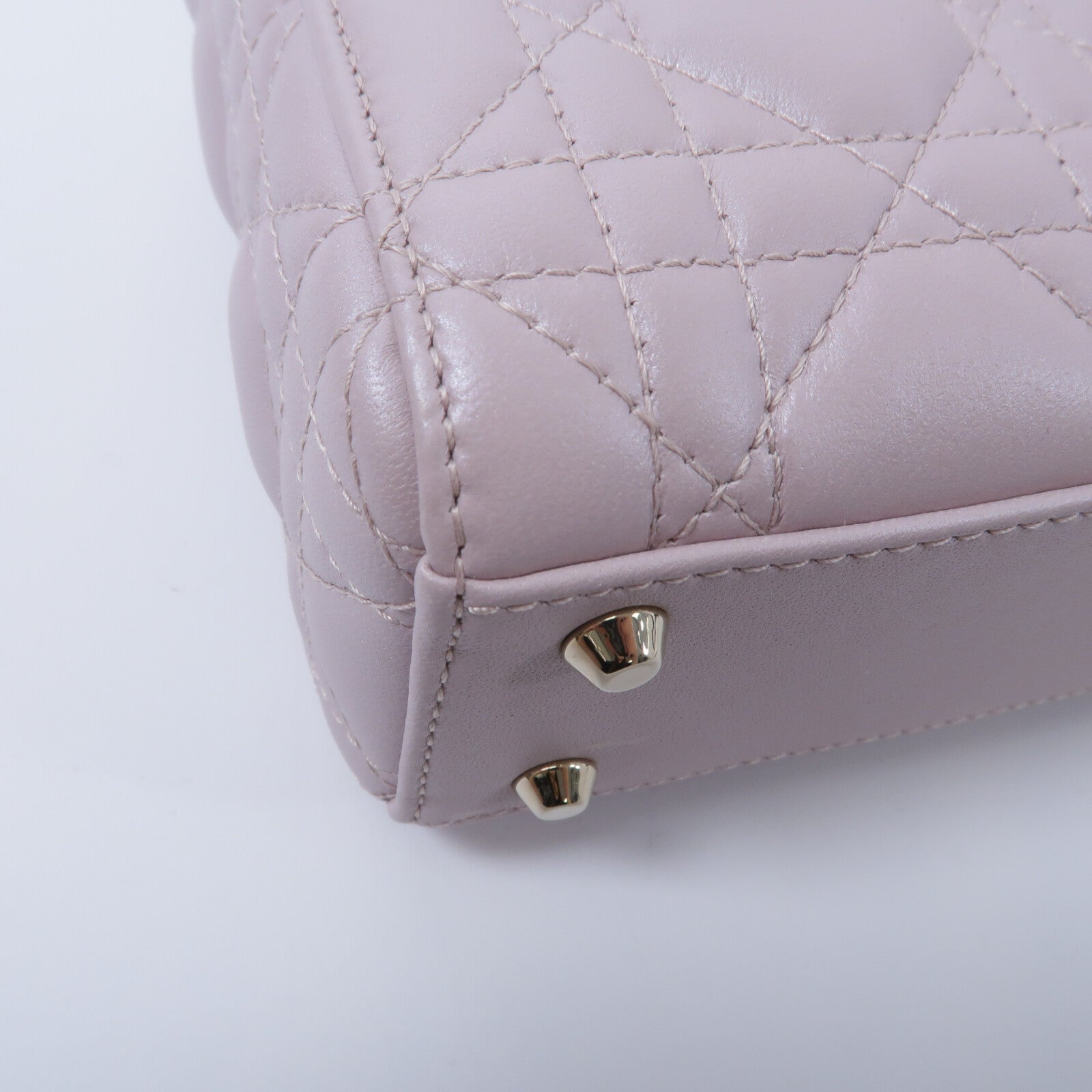 Dior 羊皮皮革Lady Dior Mini手挽肩背兩用袋