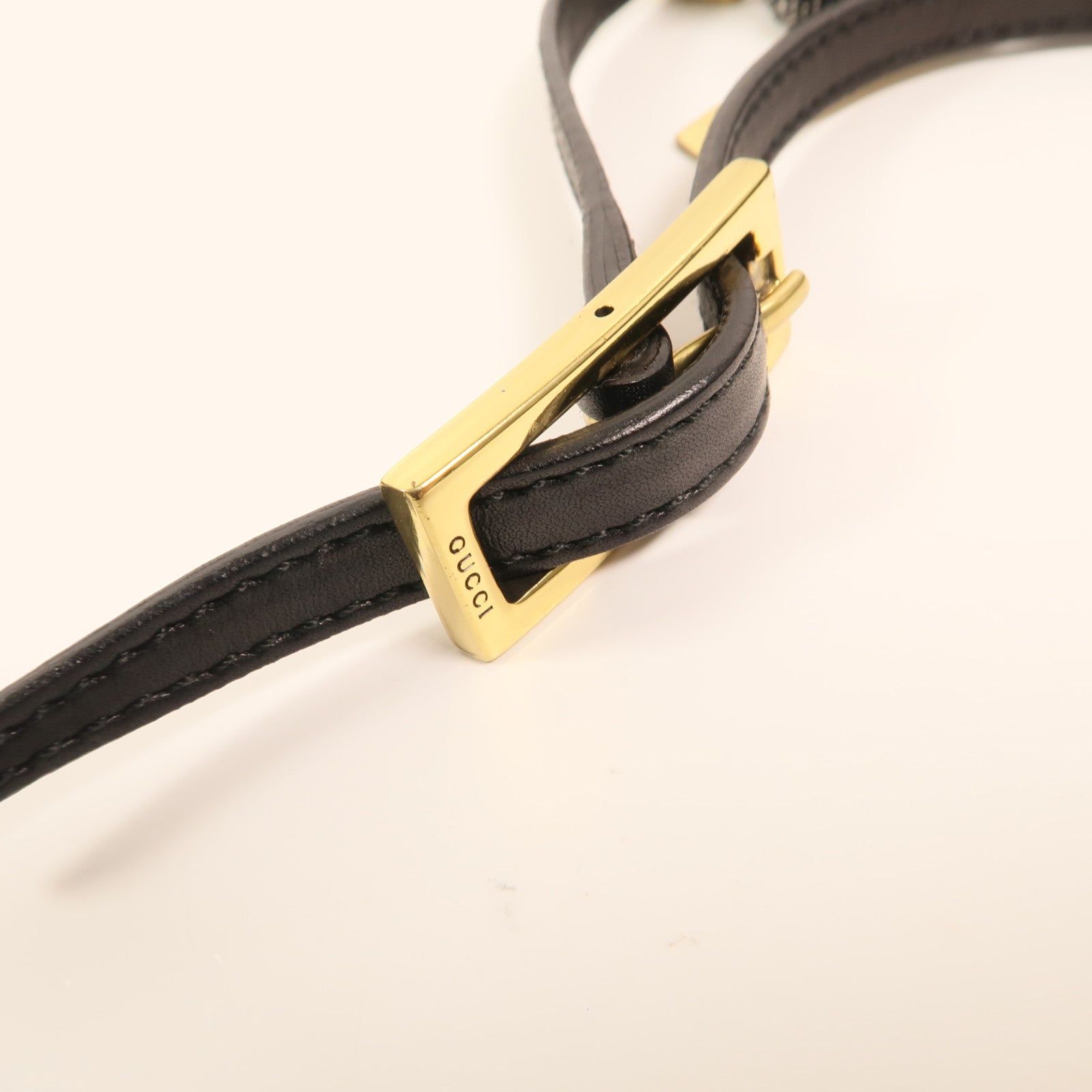 GUCCI 牛仔布Shoulder Bag金扣肩背袋