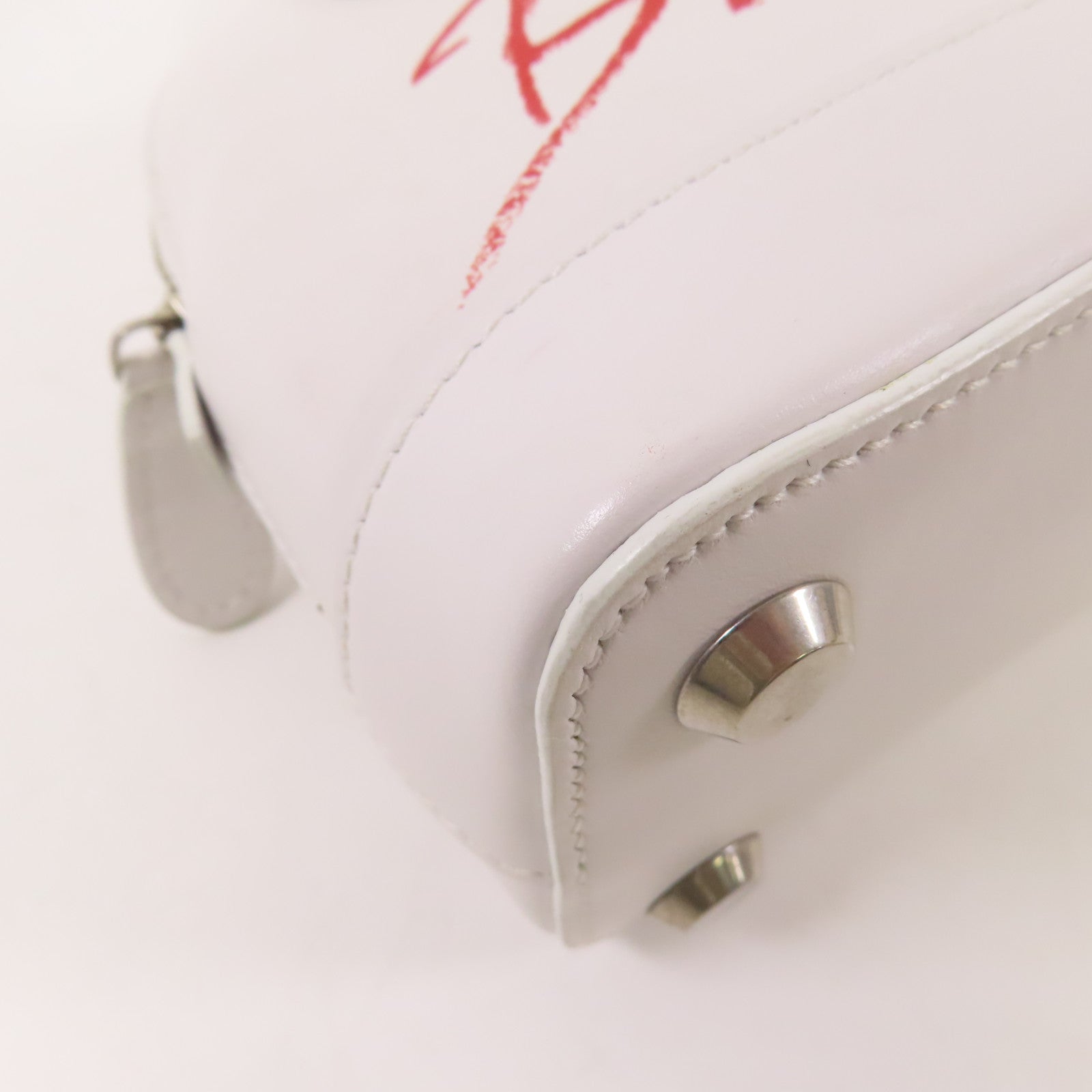 BALENCIAGA 牛皮皮革Ville XXS銀扣手挽肩背兩用袋