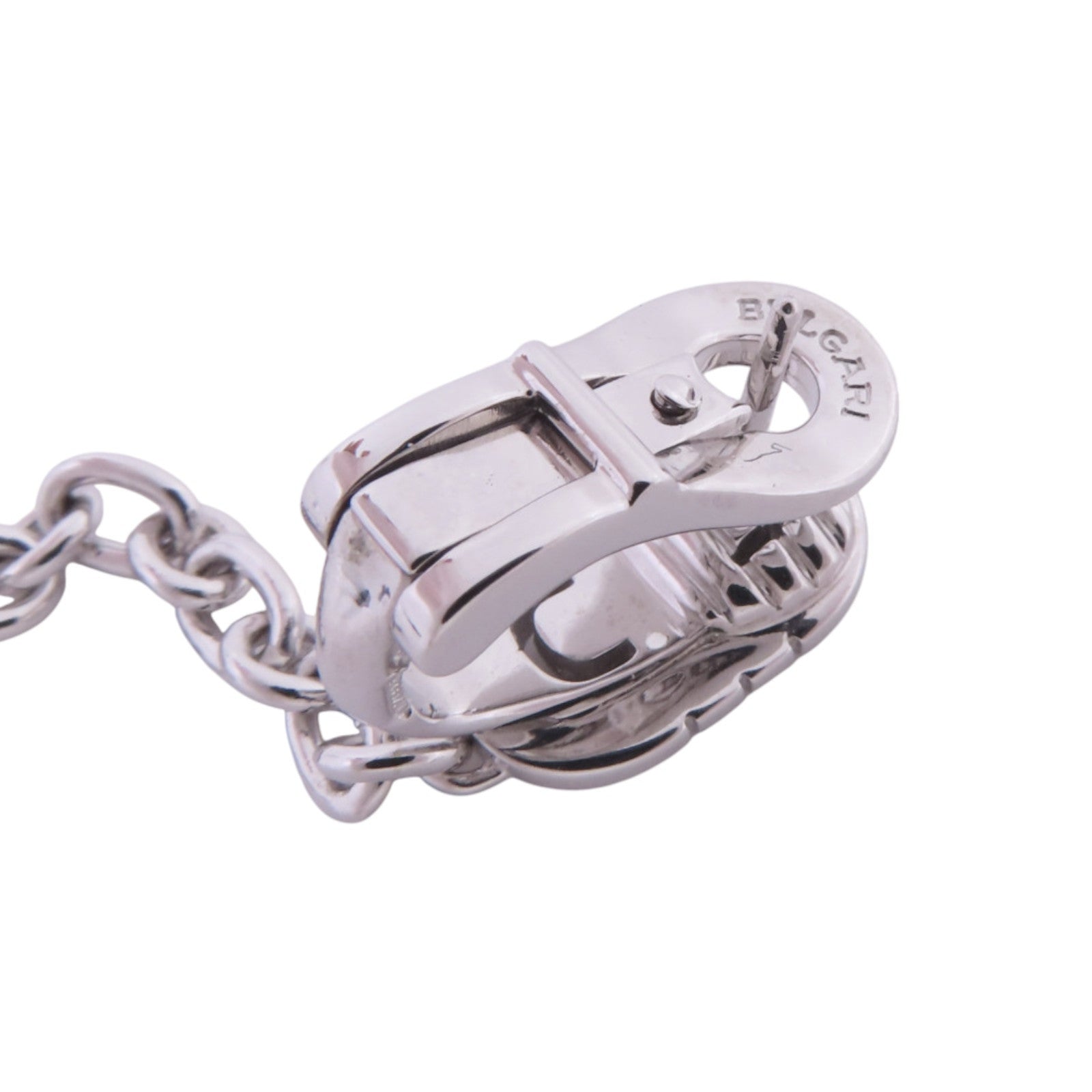 BVLGARI 18K白金Parentesi Pop Diamond Earrings鑽石耳環