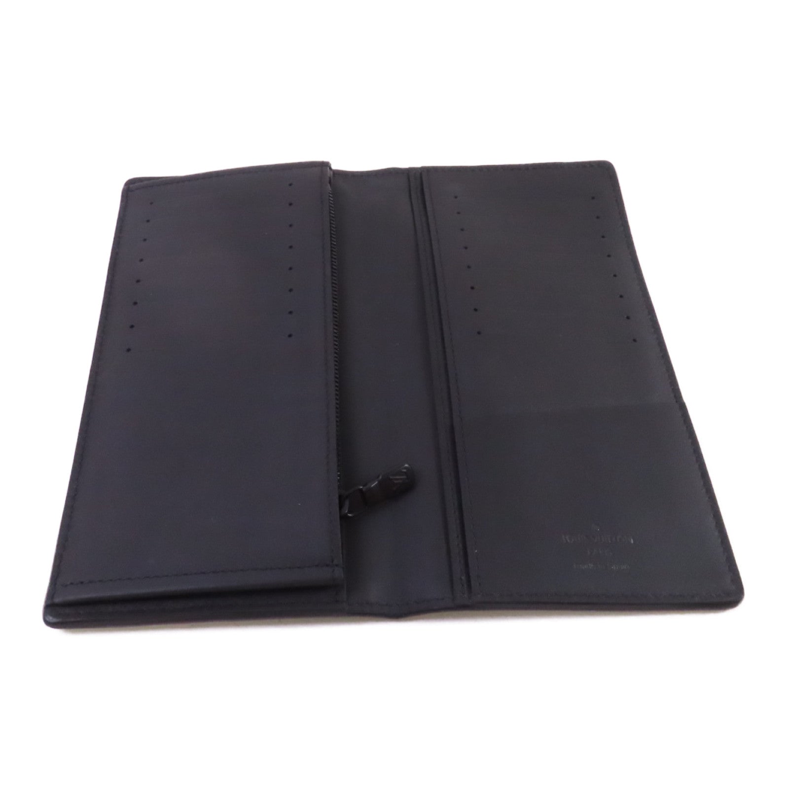 LOUIS VUITTON Monogram Shadow Brazza Wallet長錢包黑色