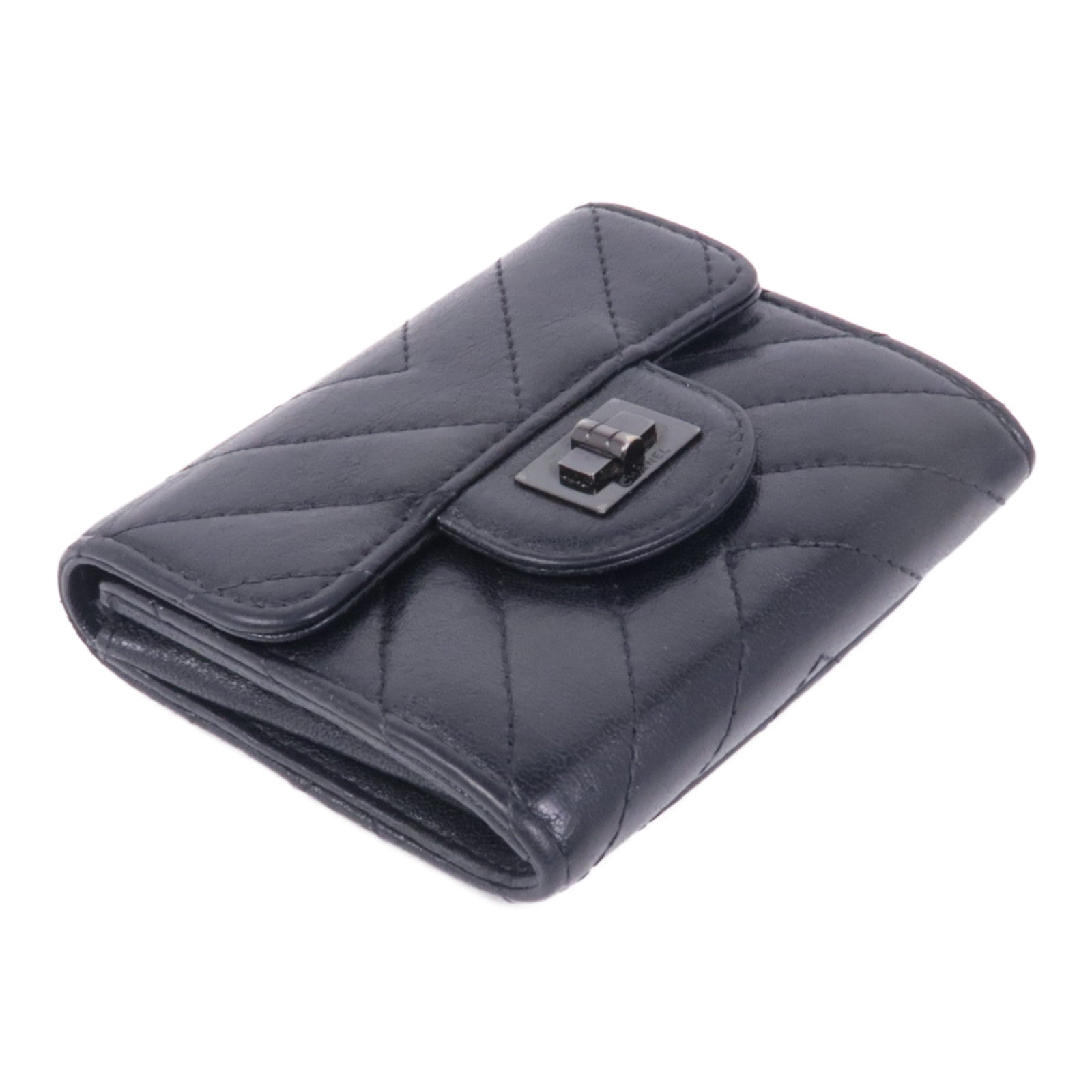 CHANEL 牛皮皮革2.55 Coin Case零錢包