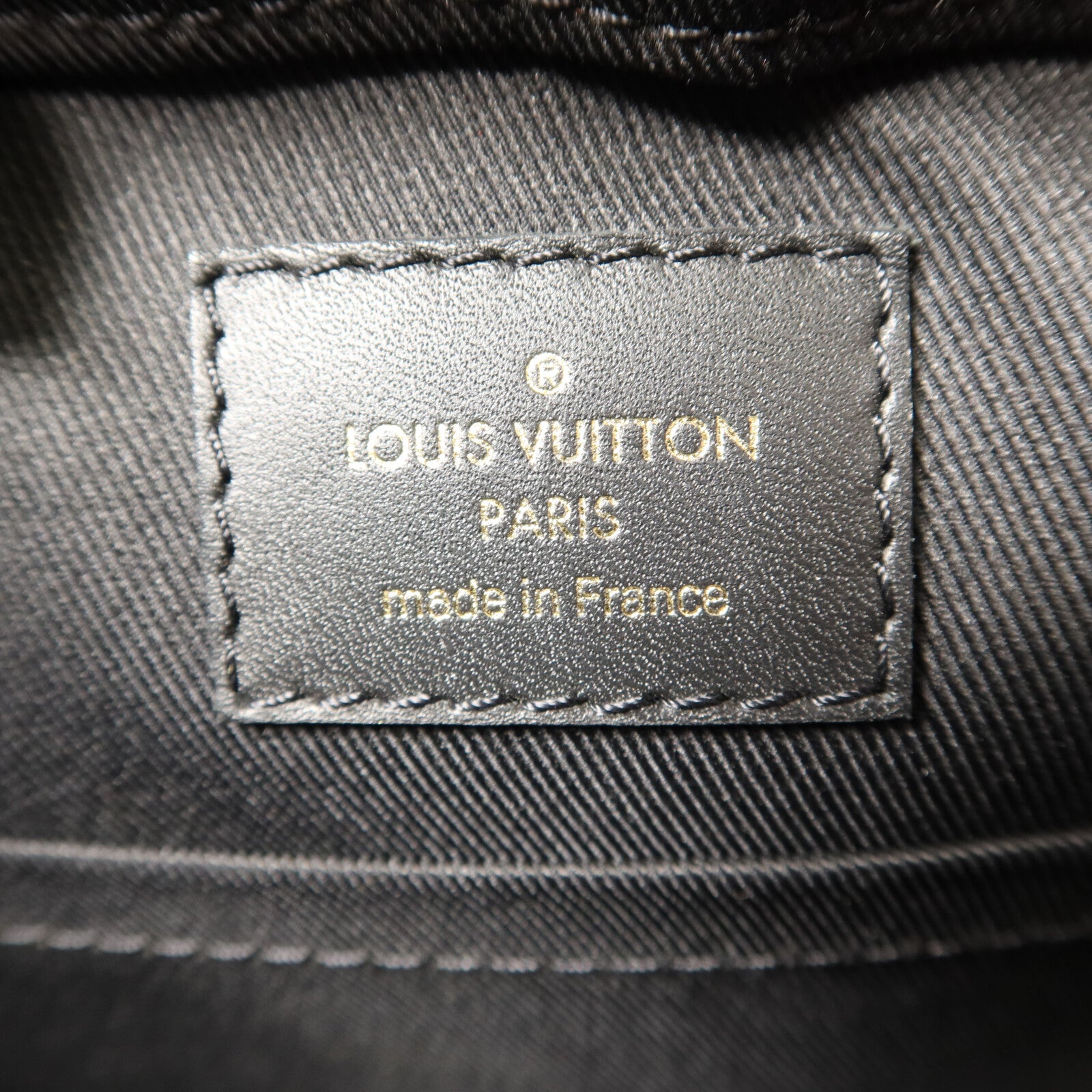LOUIS VUITTON Monogram Saintonge金扣手挽袋棕色
