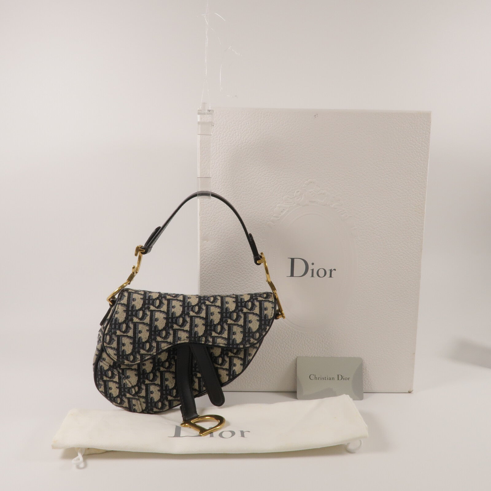 Dior 帆布Saddle Mini肩背袋