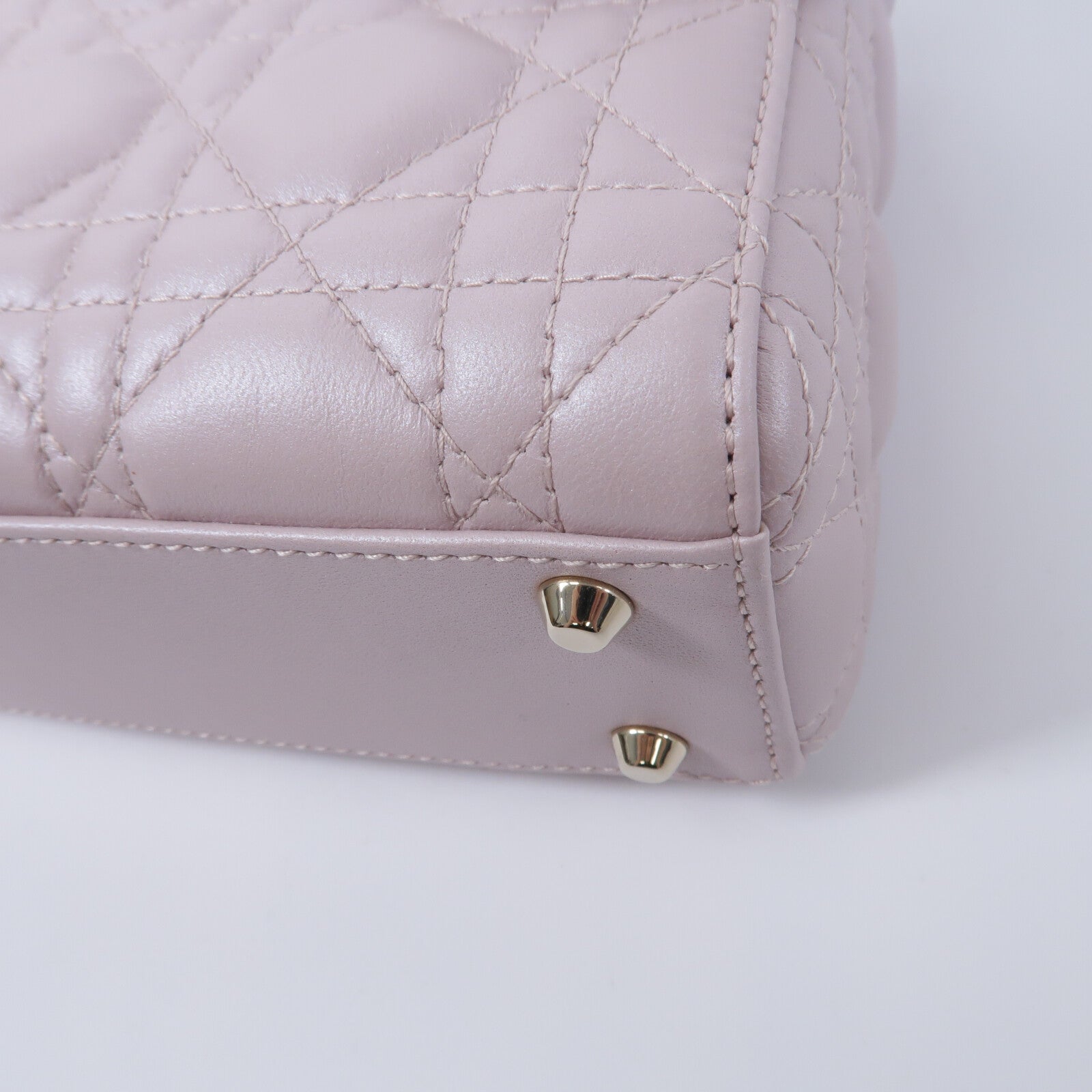 Dior 羊皮皮革Lady Dior Mini手挽肩背兩用袋