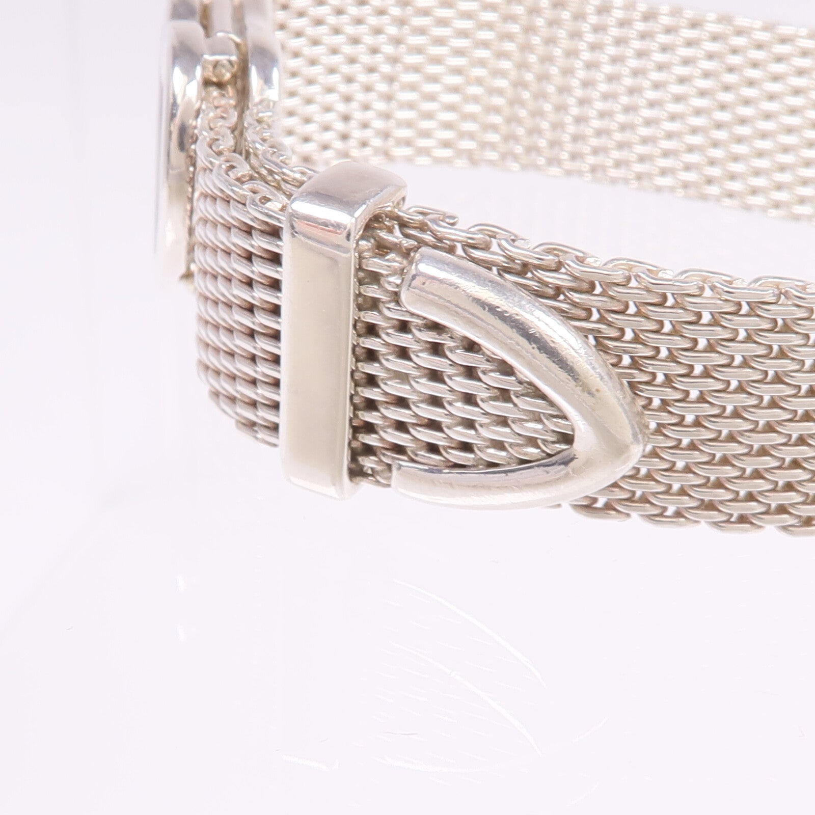 TIFFANY＆CO 925純銀Hearbuckle Mesh Bracelet手鐲