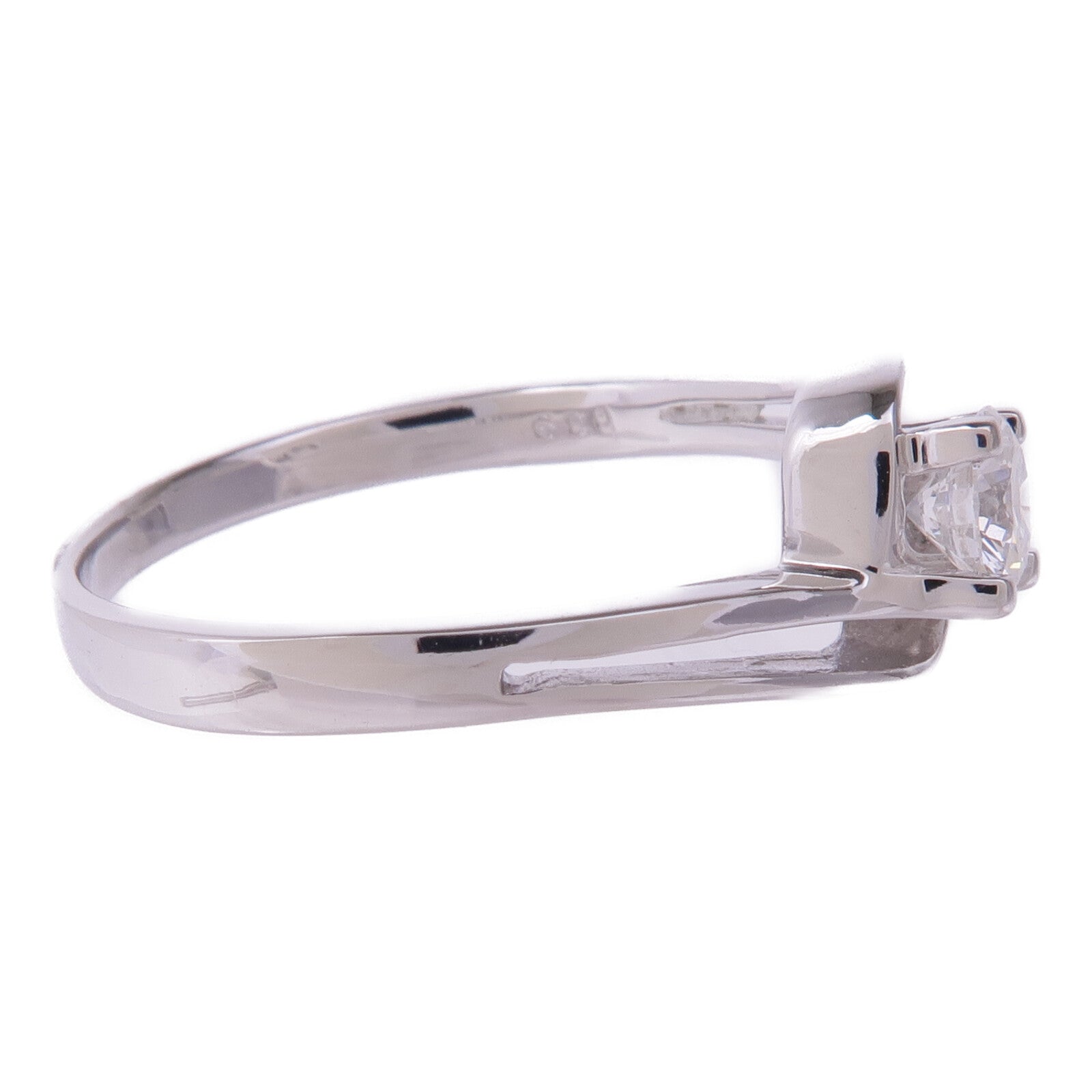 JEWELRY 18K白金Diamond Ring鑽石戒指US#8