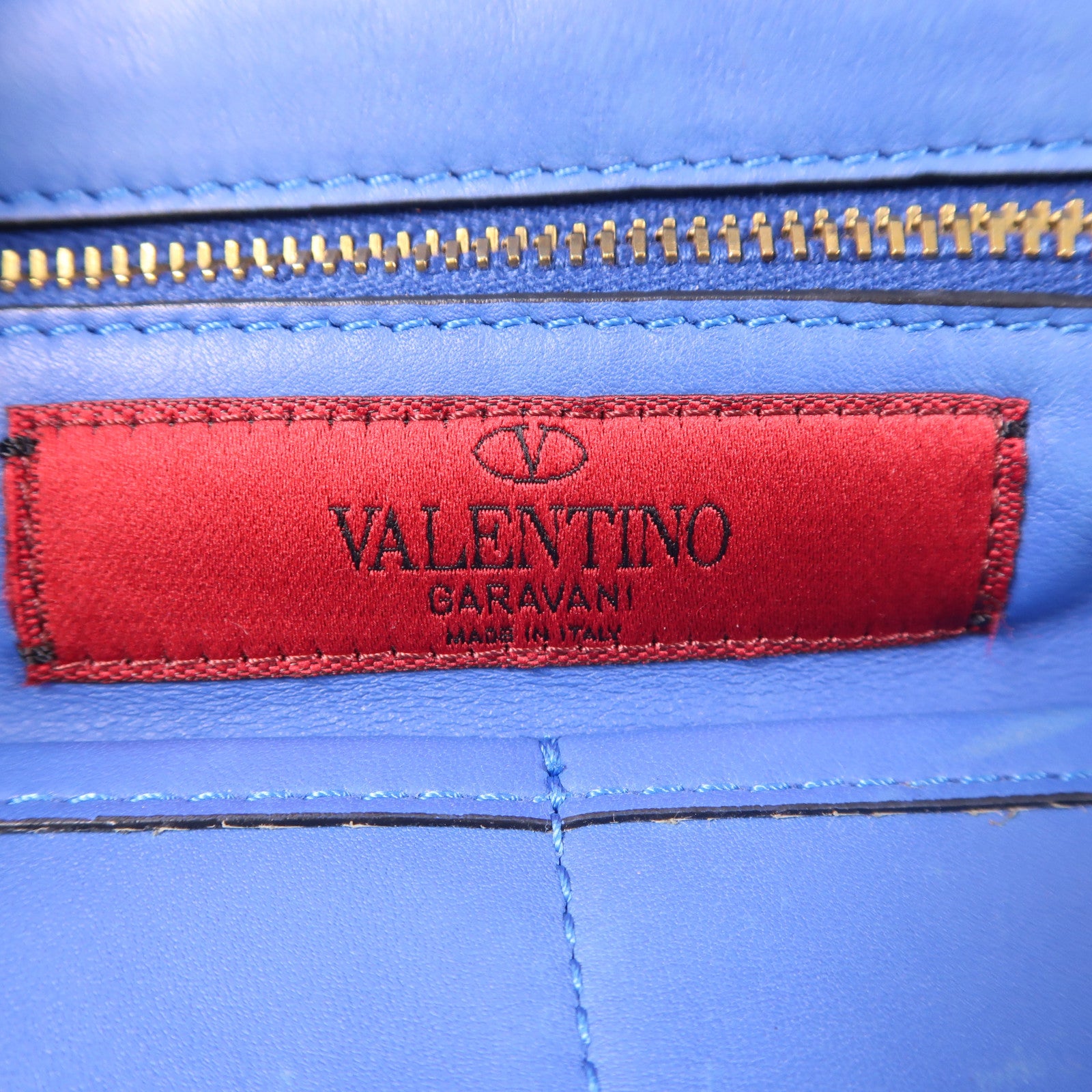 Valentino 【激減優惠】牛皮皮革2 Way Shoulder Bag金扣手挽肩背兩用袋