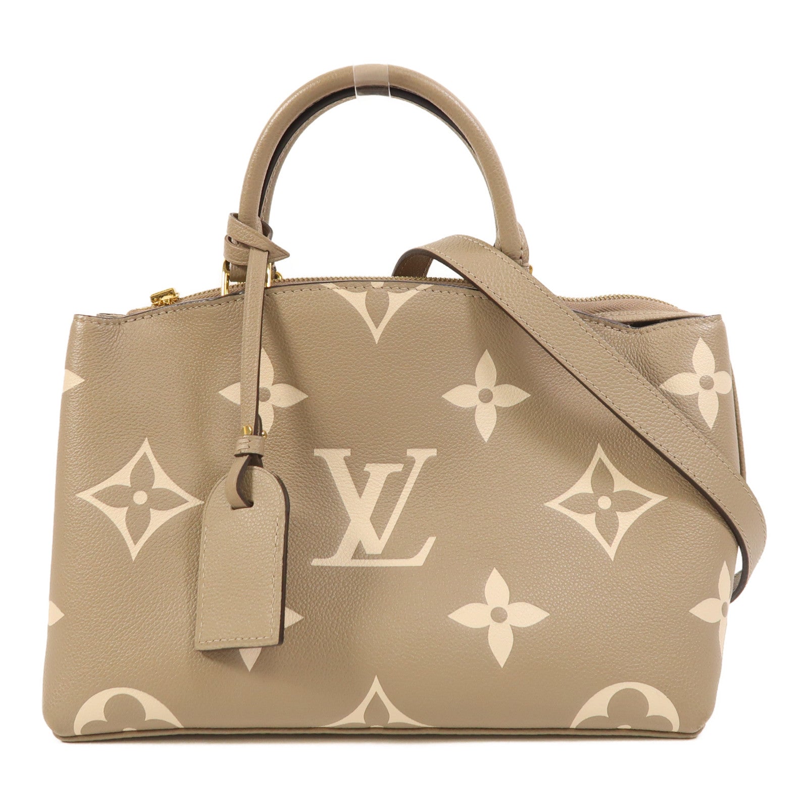 LOUIS VUITTON Monogram Empreinte Petit Palais金扣手挽肩背兩用袋