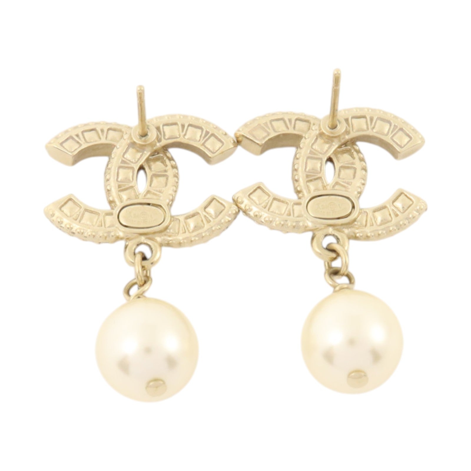 CHANEL 金屬/PVC Earrings耳環