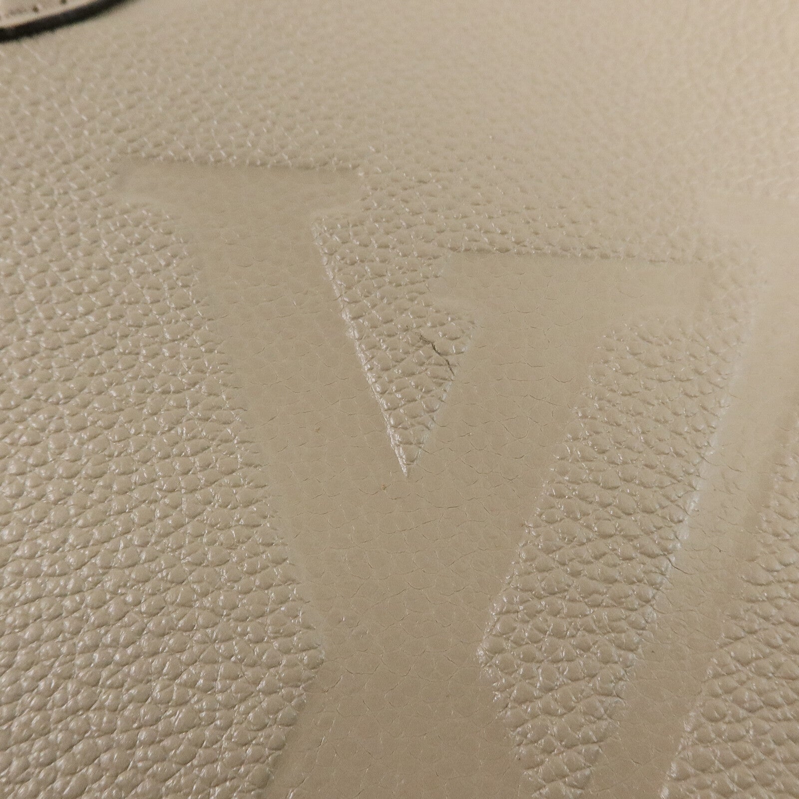 LOUIS VUITTON Monogram Empreinte On The Go MM金扣手挽肩背兩用袋