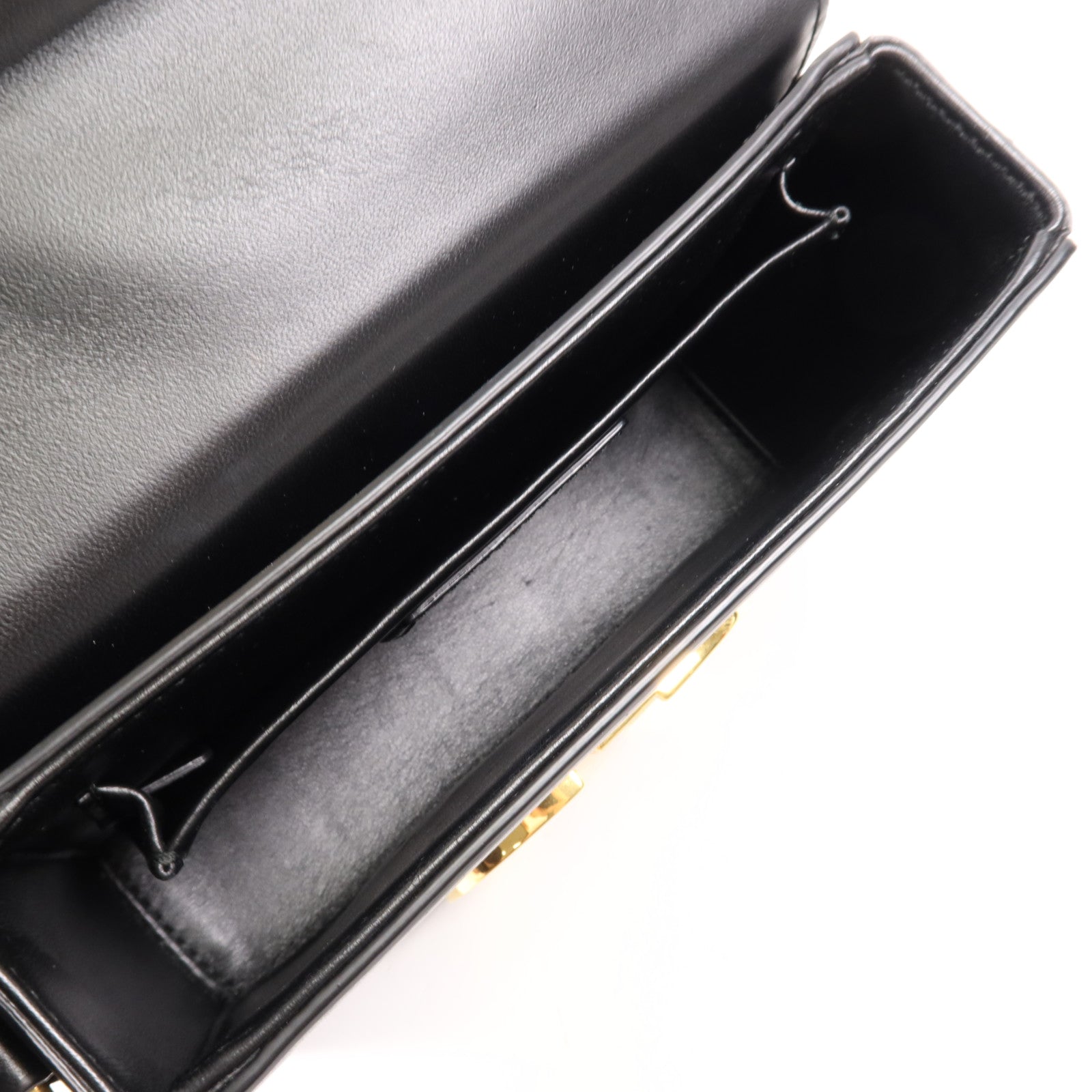 Dior 牛皮皮革30 Montaigne金扣肩背袋