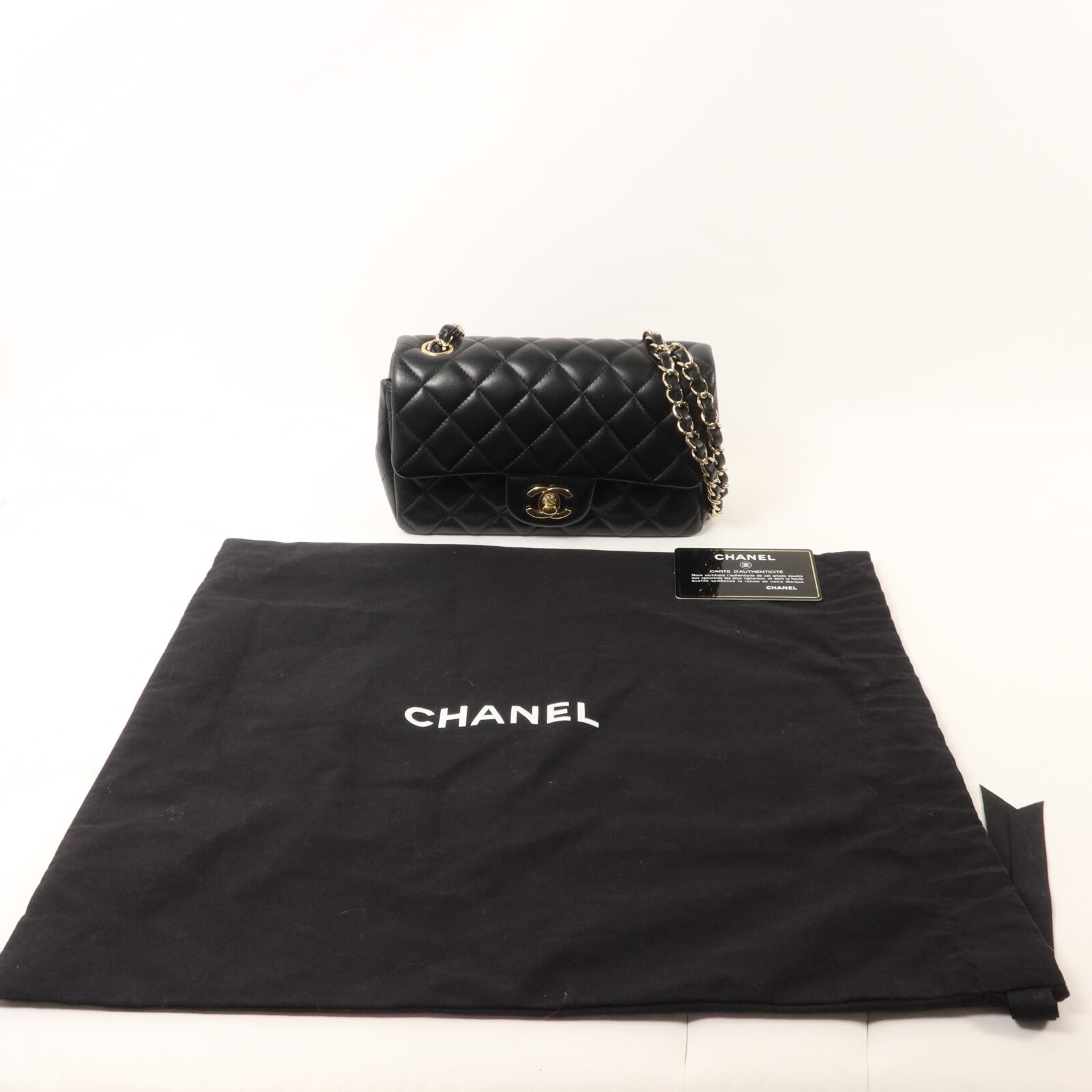 CHANEL 羊皮皮革Classic 20鏈帶肩背袋