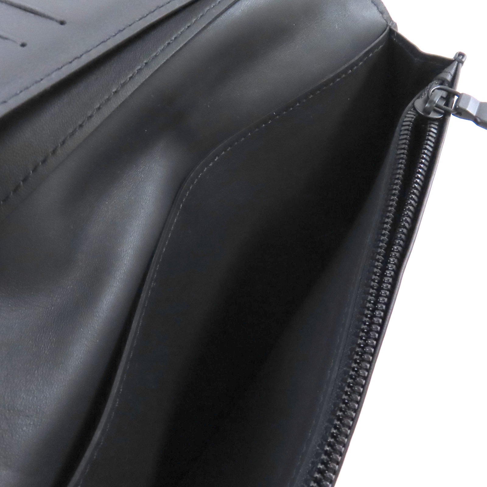 LOUIS VUITTON Monogram Shadow Brazza Wallet長錢包黑色