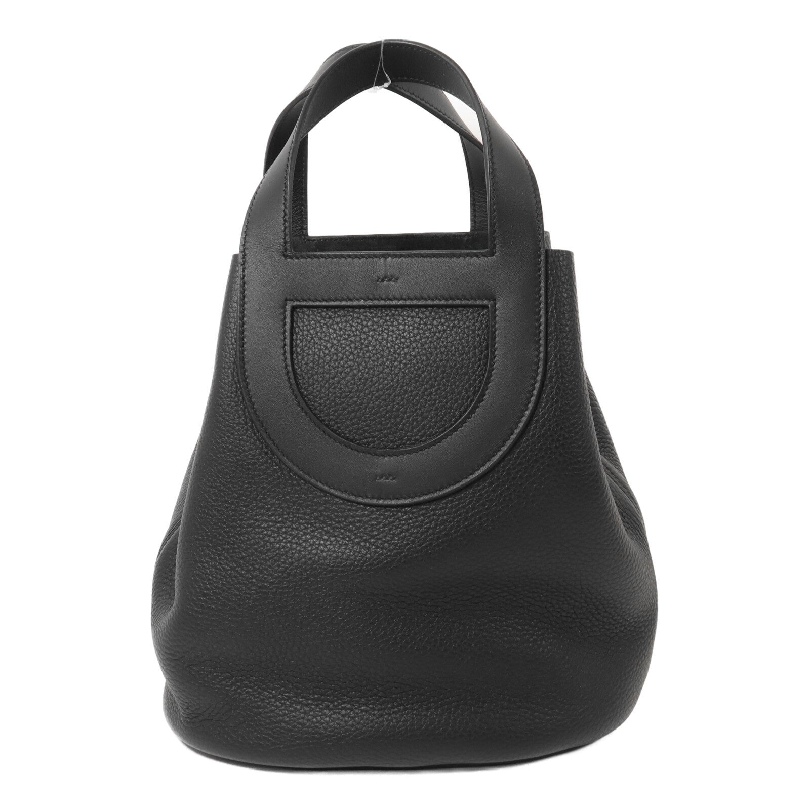 HERMES Clemence皮革In The Loop 23手挽袋Noir