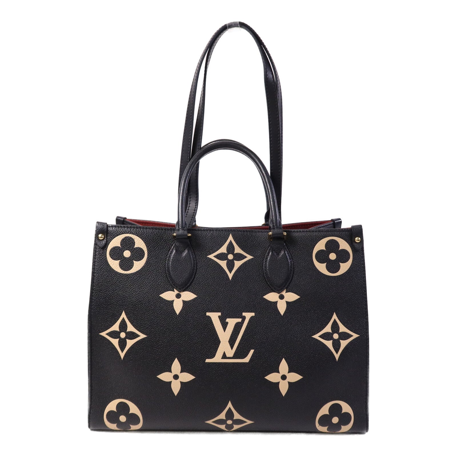 LOUIS VUITTON Monogram Empreinte On The GO金扣手挽肩背兩用袋