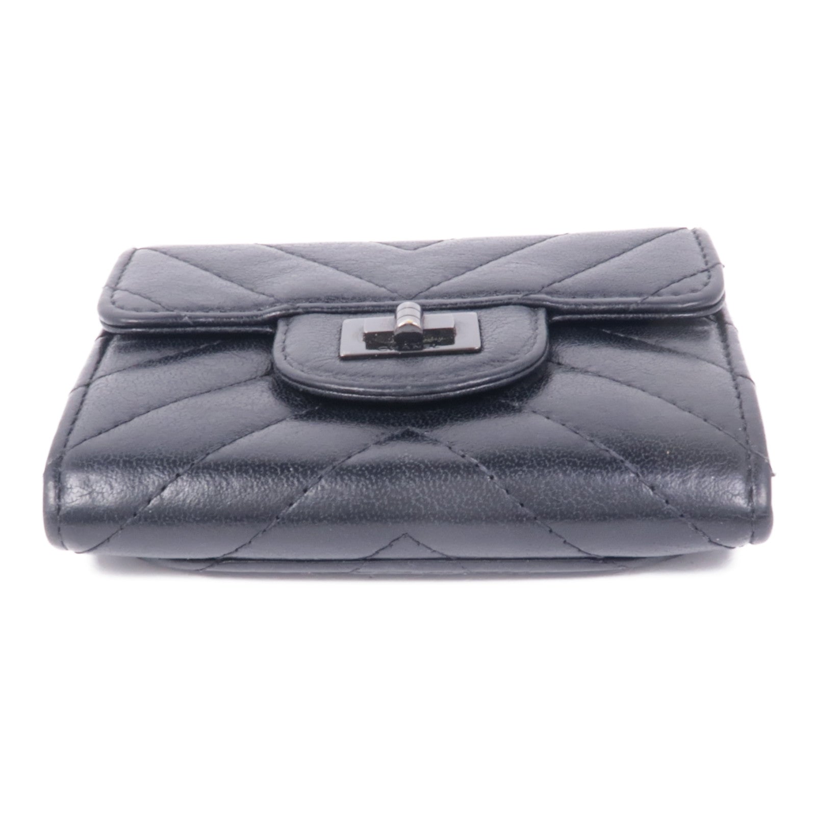 CHANEL 牛皮皮革2.55 Coin Case零錢包