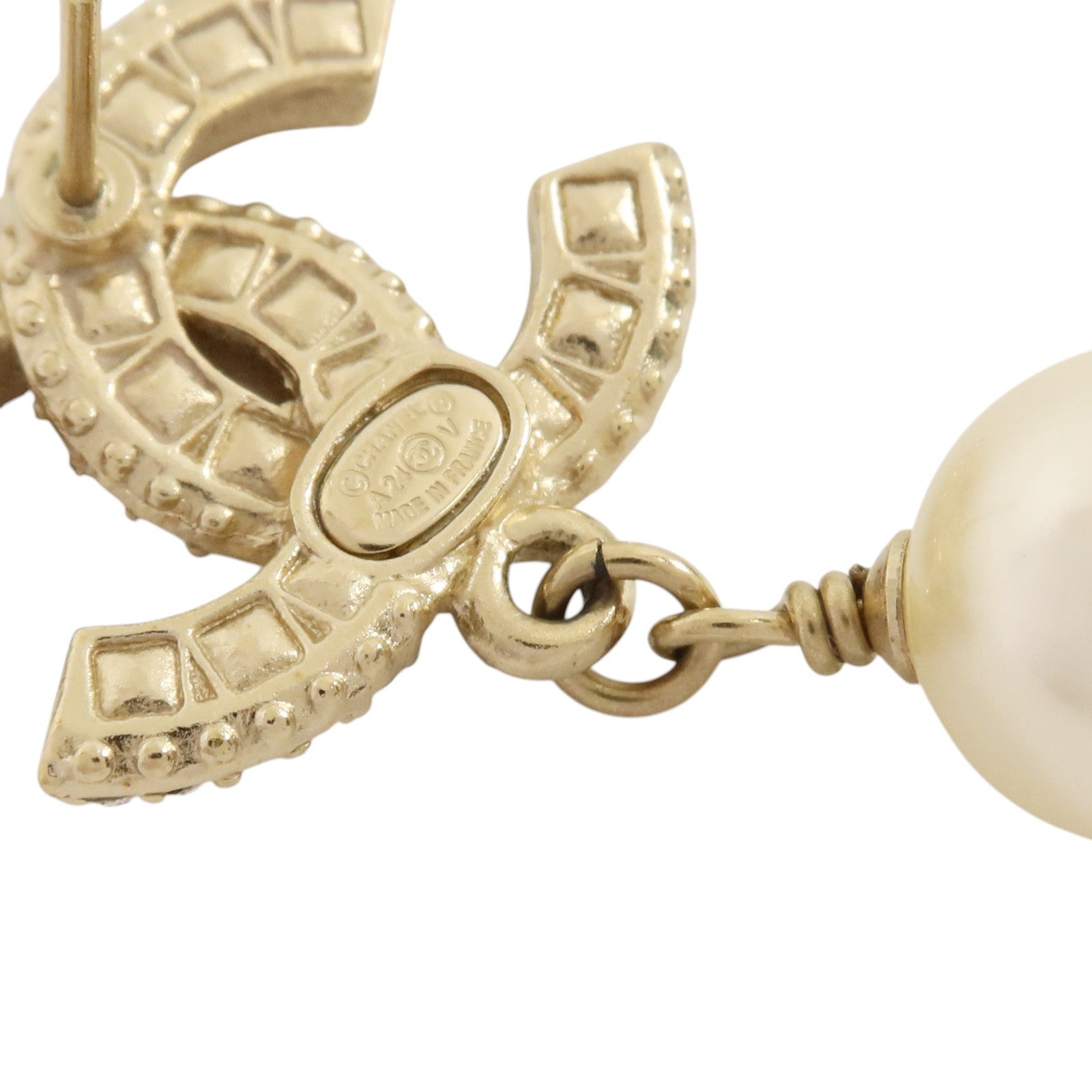 CHANEL 金屬/PVC Earrings耳環