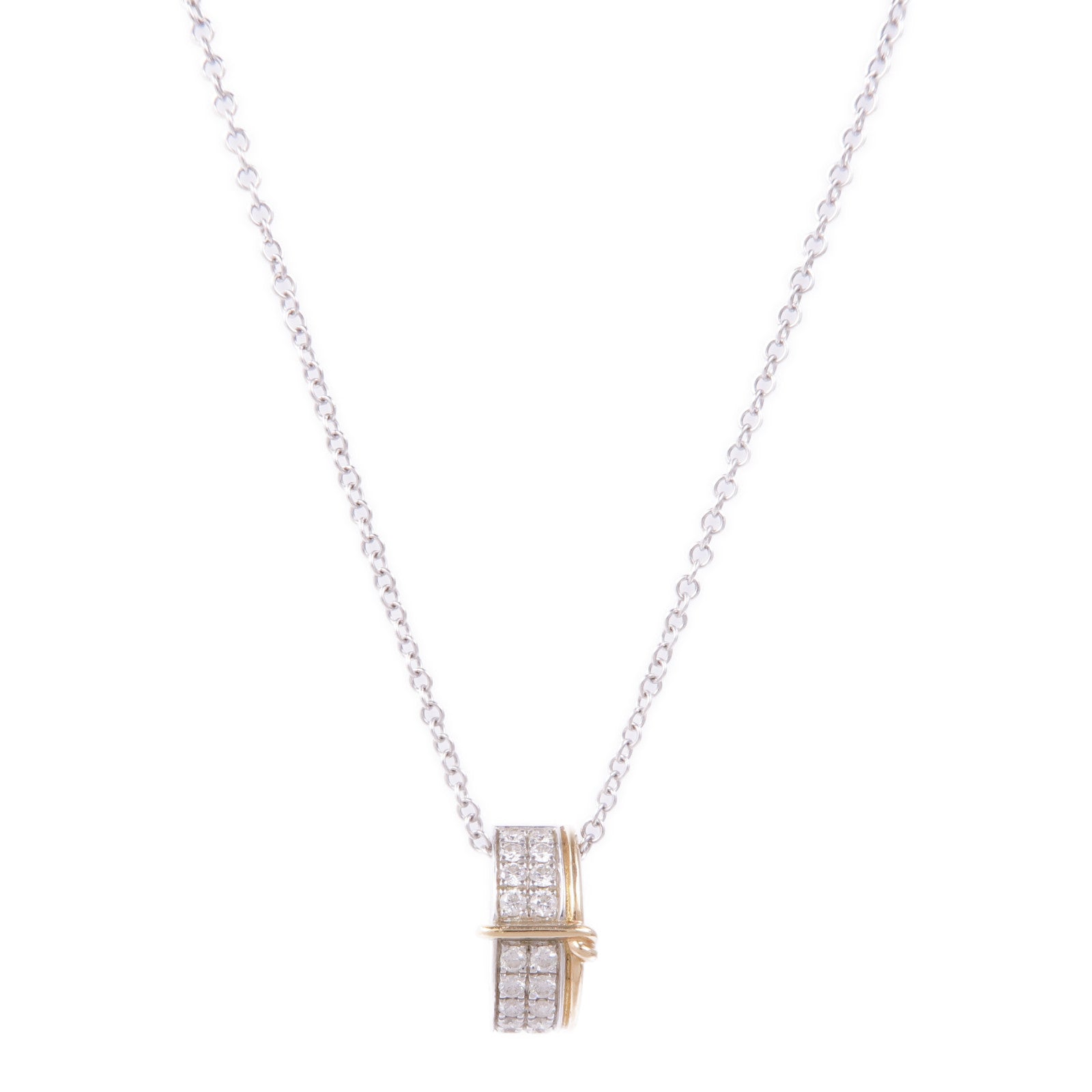 JEWELRY 18K白金/玫瑰金Diamond Necklace鑽石項鍊