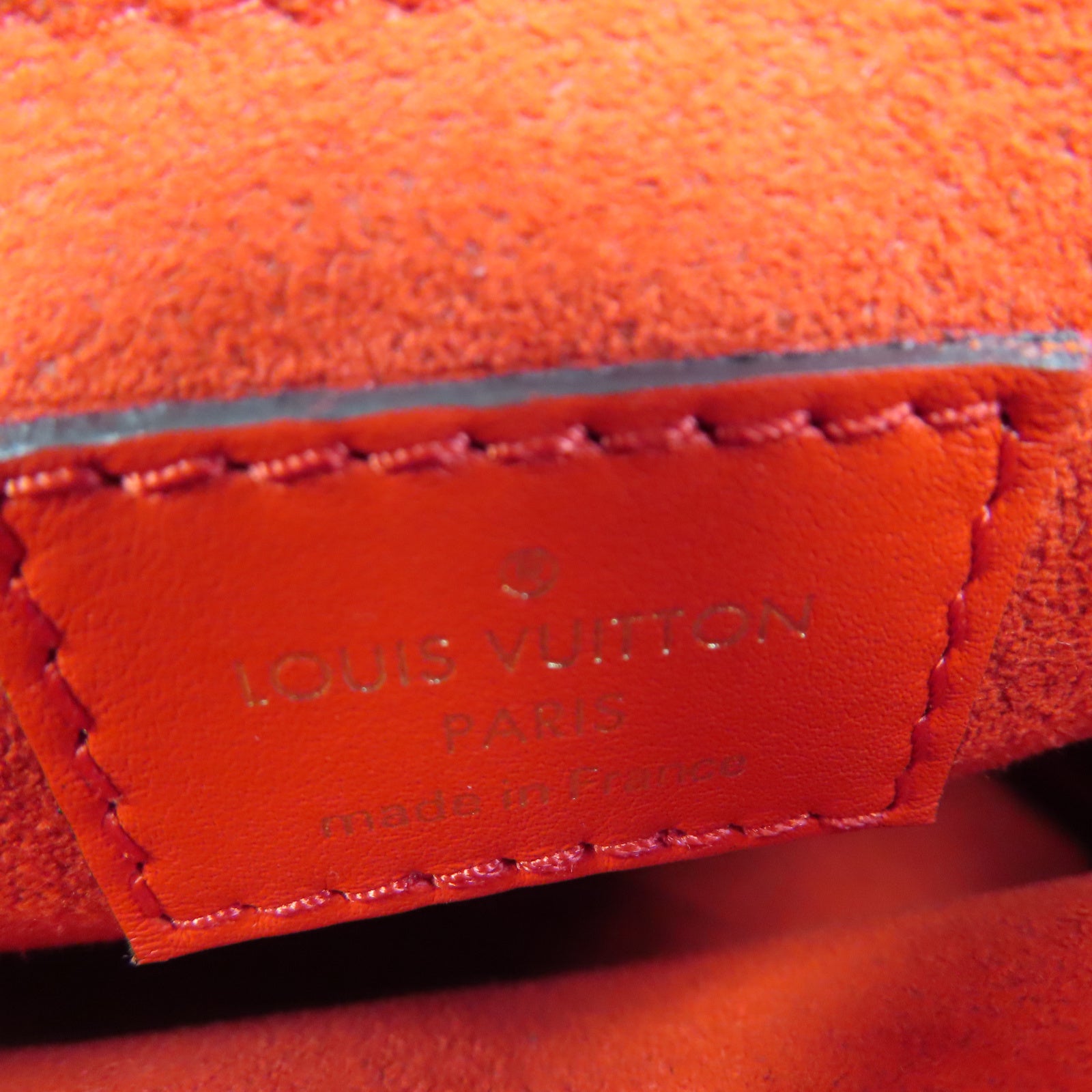 LOUIS VUITTON Monogram/皮革Locky金扣手挽肩背兩用袋啡色/紅色
