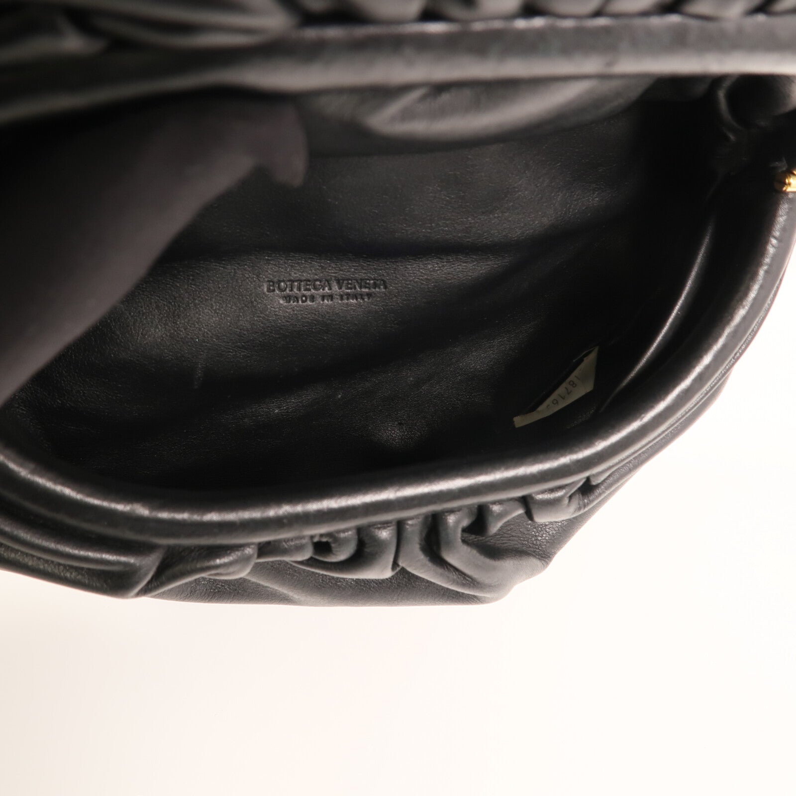 BOTTEGA VENETA 羊皮皮革Belt Chain Shoulder金扣鏈帶肩背袋