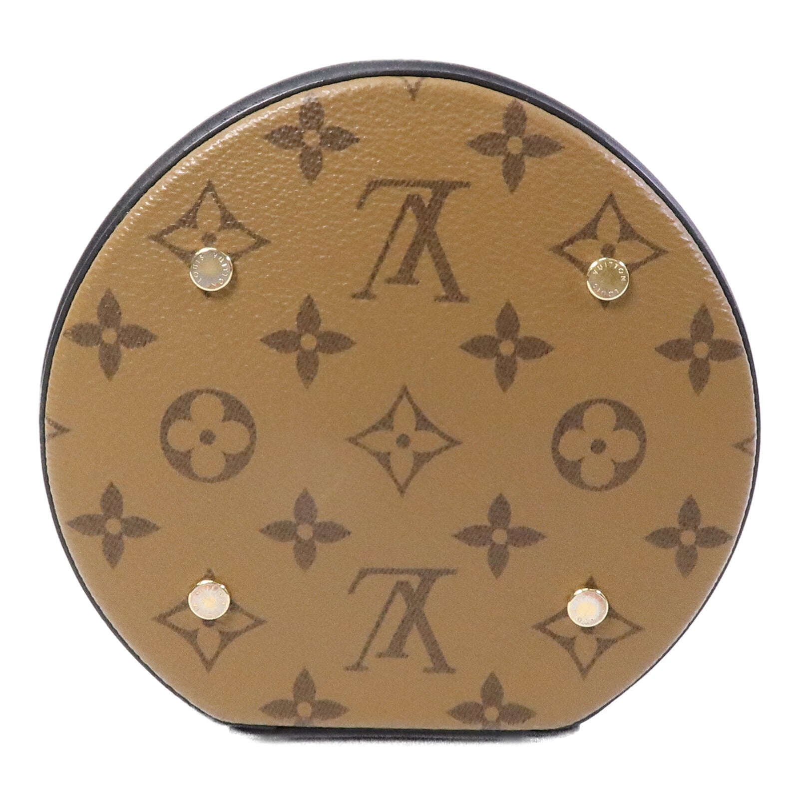 LOUIS VUITTON Monogram Reverse Cannes金扣手挽肩背兩用袋