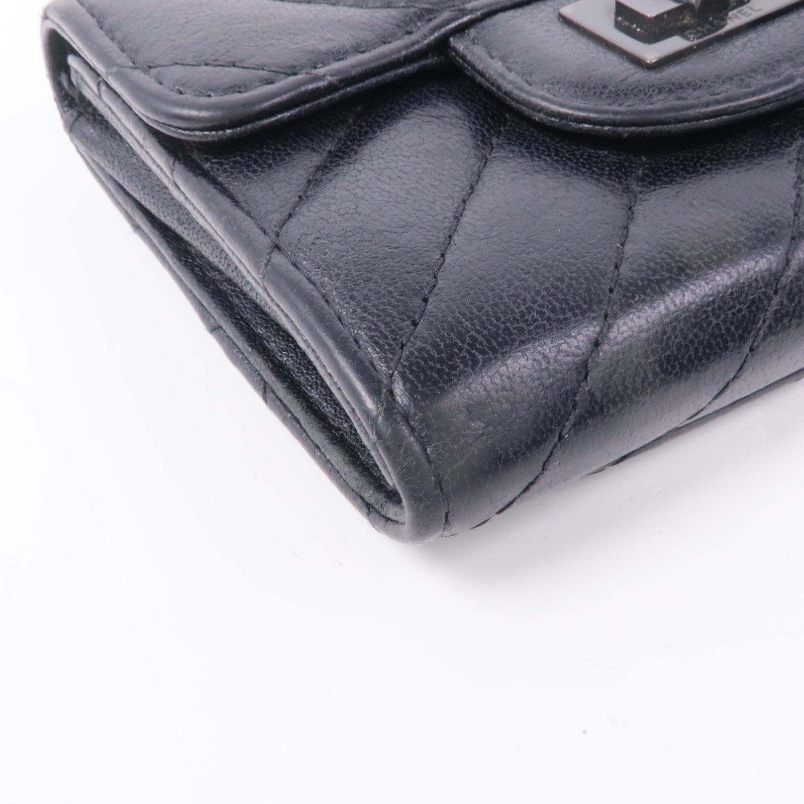 CHANEL 牛皮皮革2.55 Coin Case零錢包