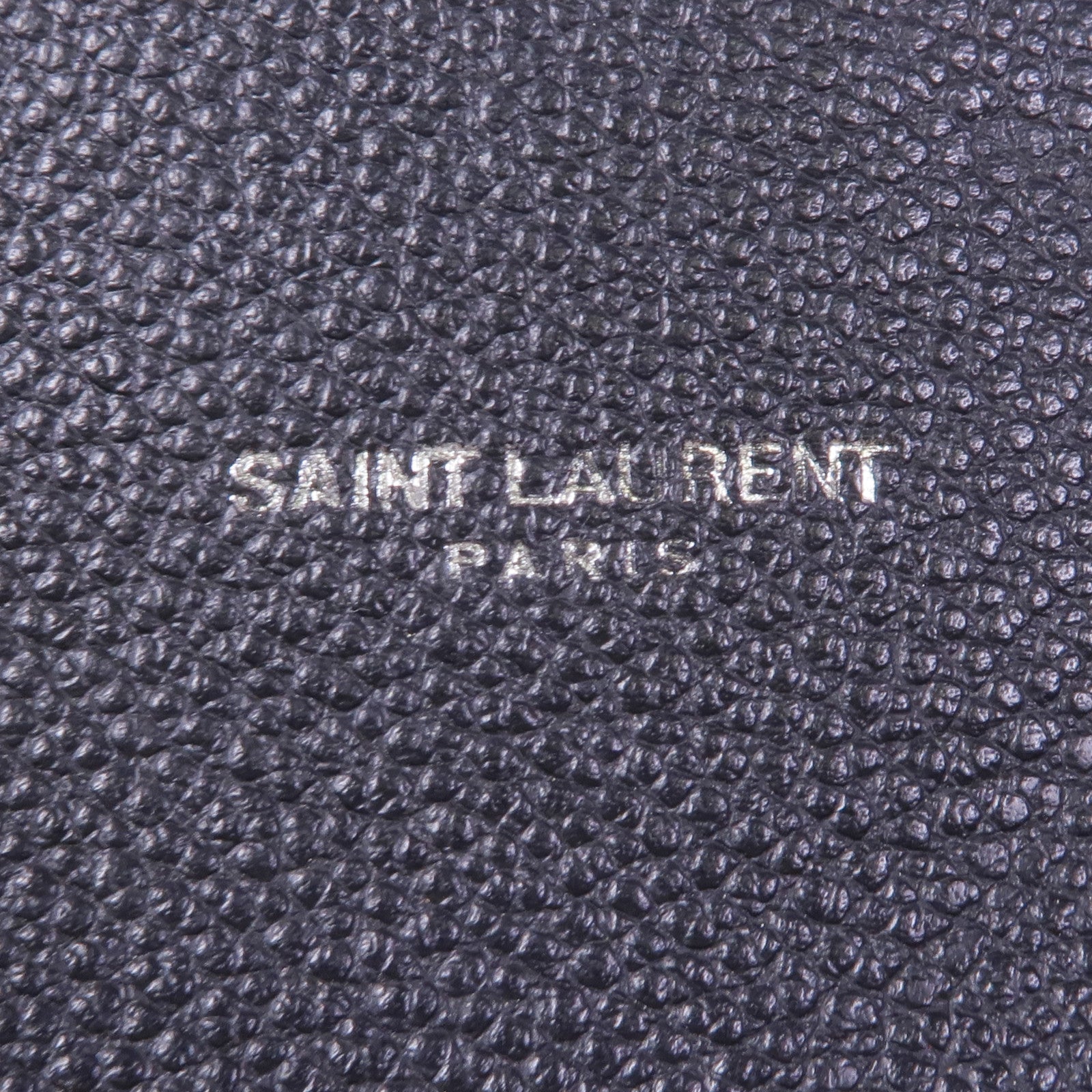 YVES SAINT LAURENT 牛皮皮革Sac De Jour銀扣手挽肩背兩用袋
