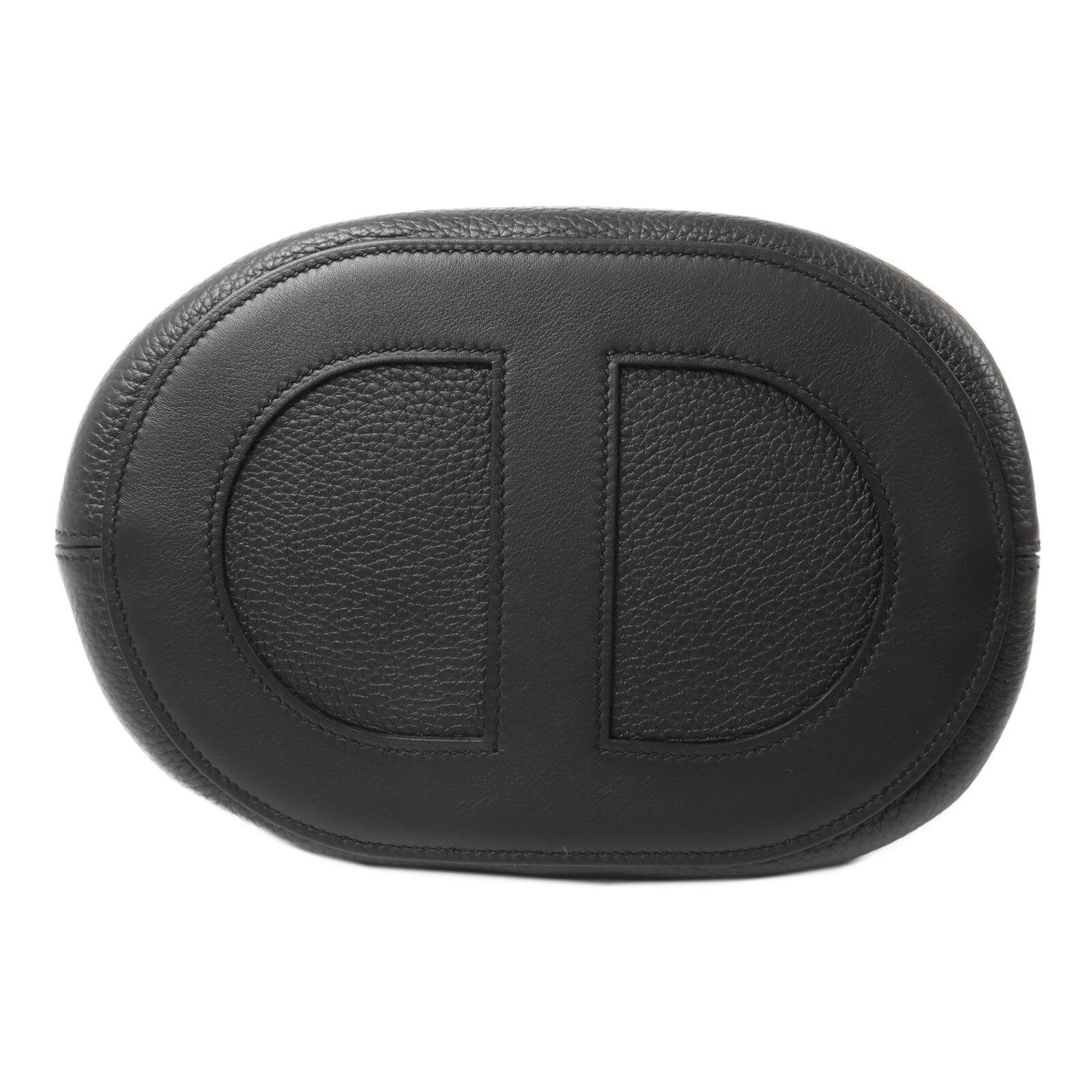 HERMES Clemence皮革In The Loop 23手挽袋Noir