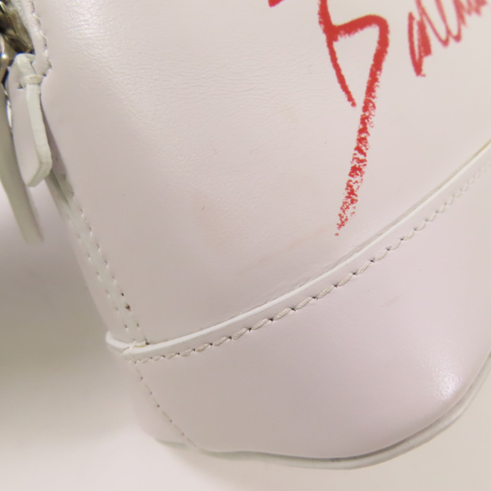 BALENCIAGA 牛皮皮革Ville XXS銀扣手挽肩背兩用袋