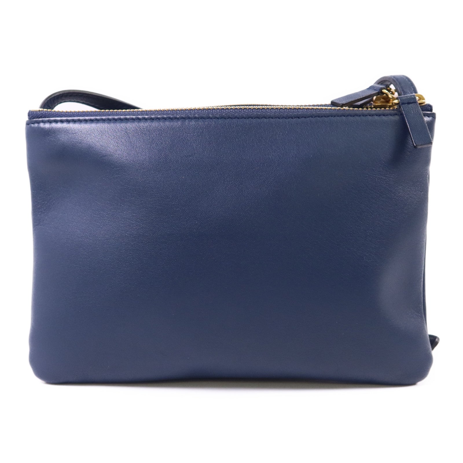 CELINE 羊皮皮革Trio Bag金扣肩背袋