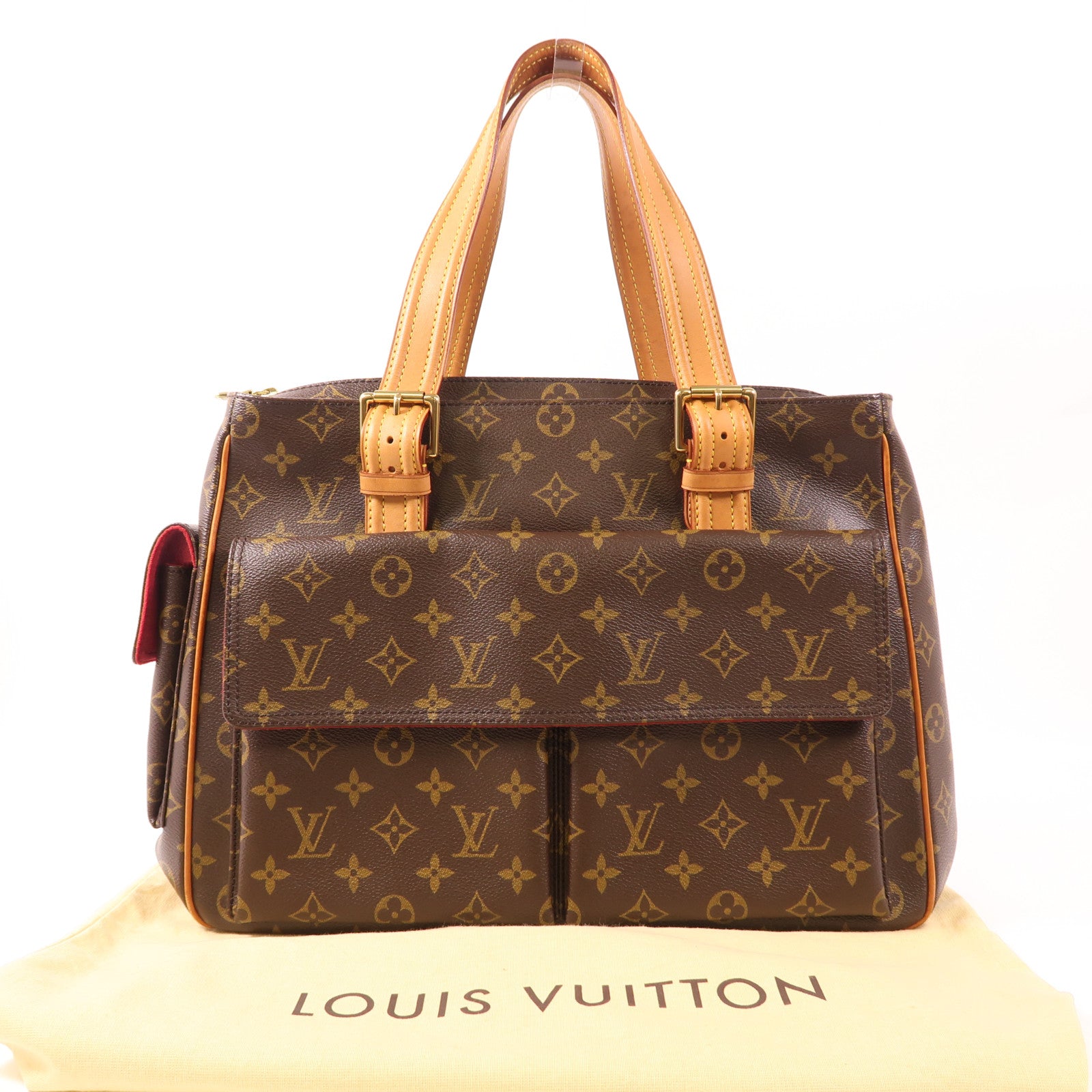 LOUIS VUITTON Monogram Multipli Cite金扣肩背袋