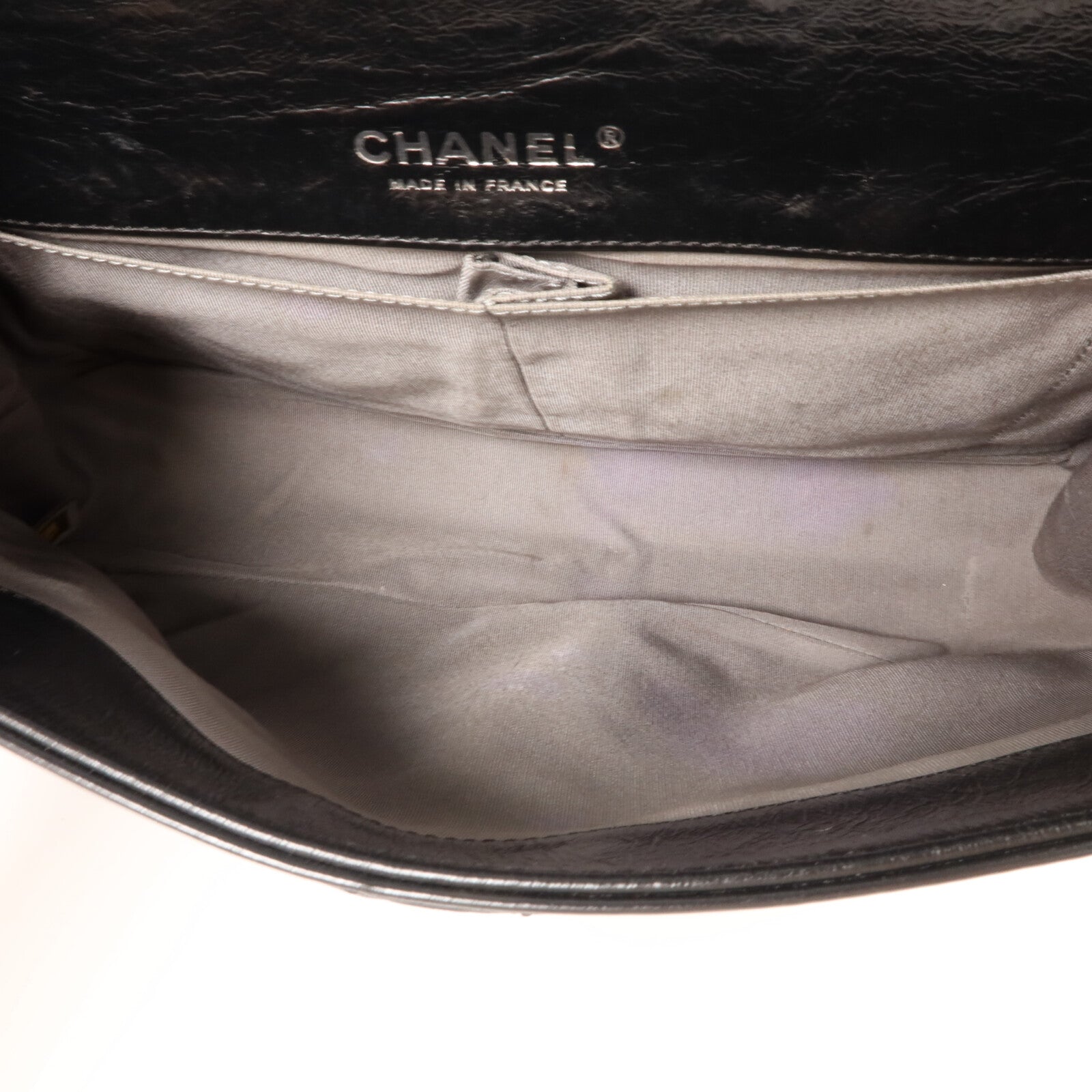 CHANEL 牛皮皮革2.55鏈帶肩背袋