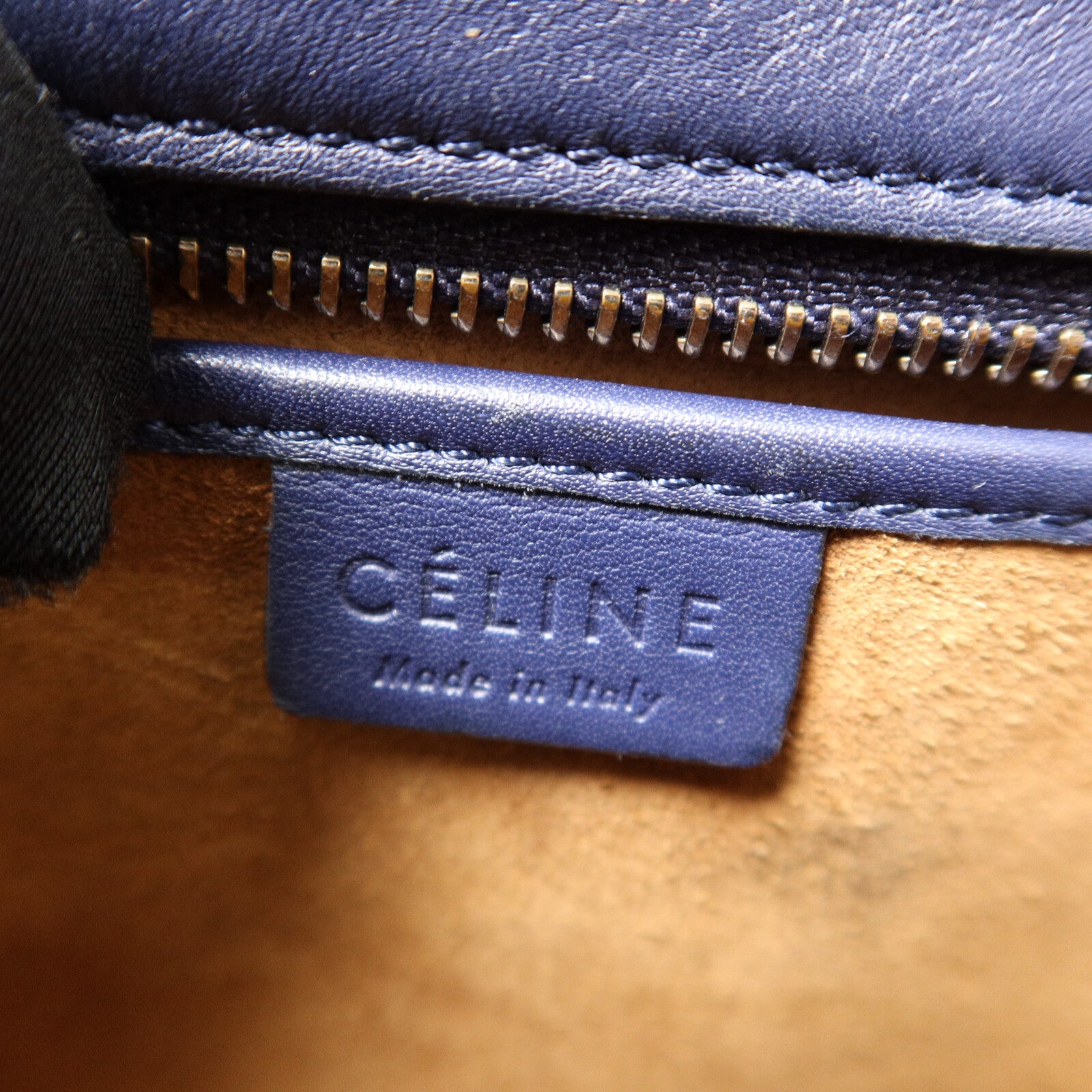 CELINE 牛皮皮革Nano Luggage手挽肩背兩用袋