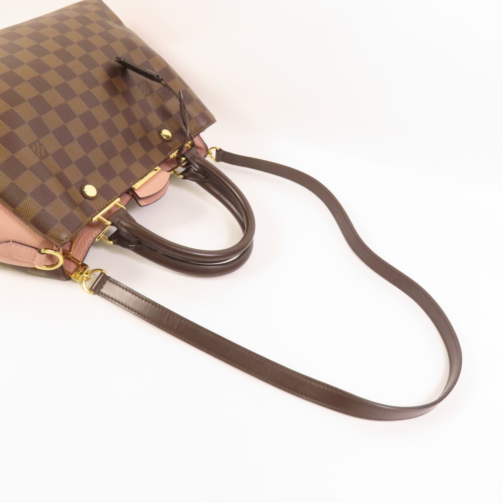 LOUIS VUITTON 【激減優惠】Damier Brittany金扣手挽肩背兩用袋