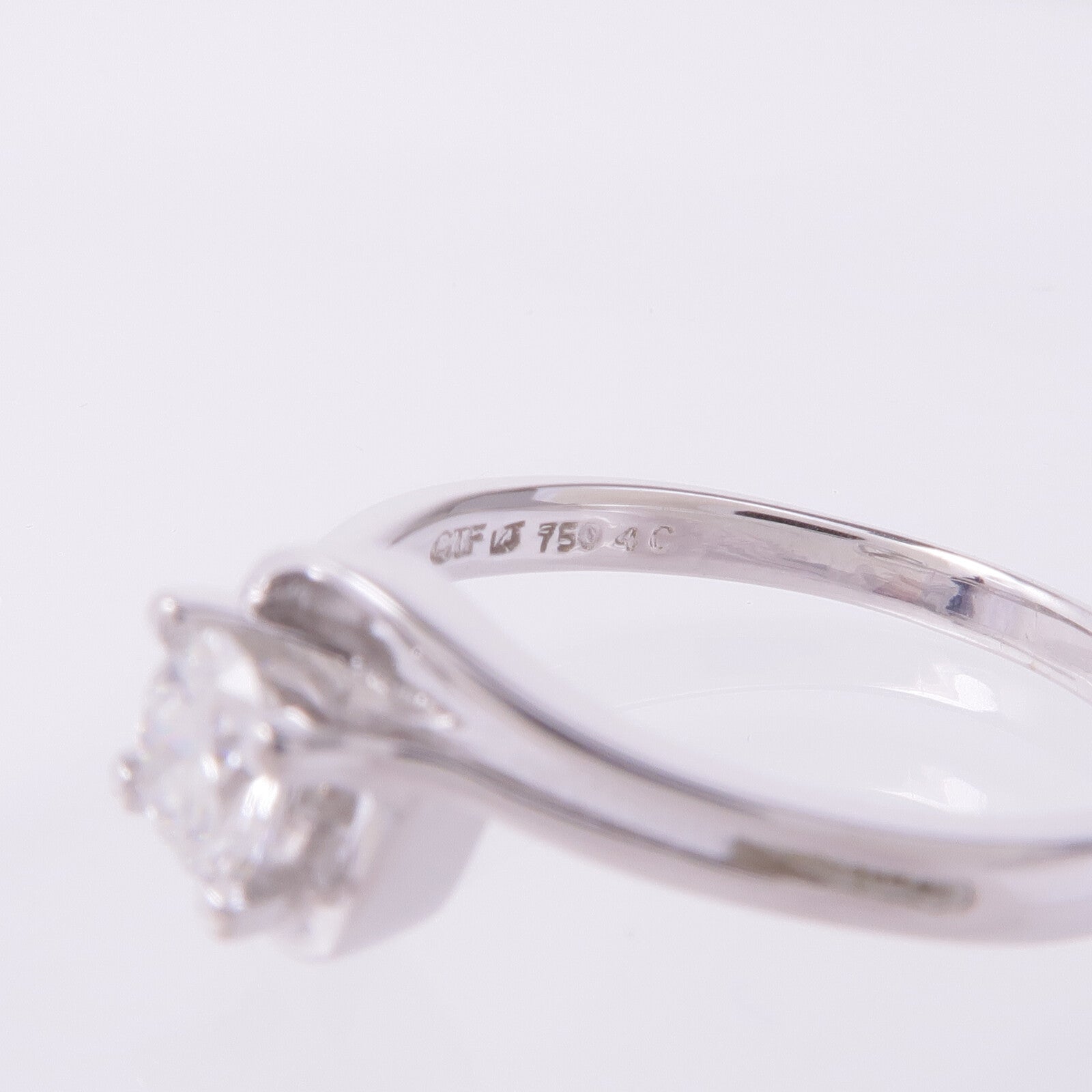 JEWELRY 18K白金Diamond Ring鑽石戒指US#8